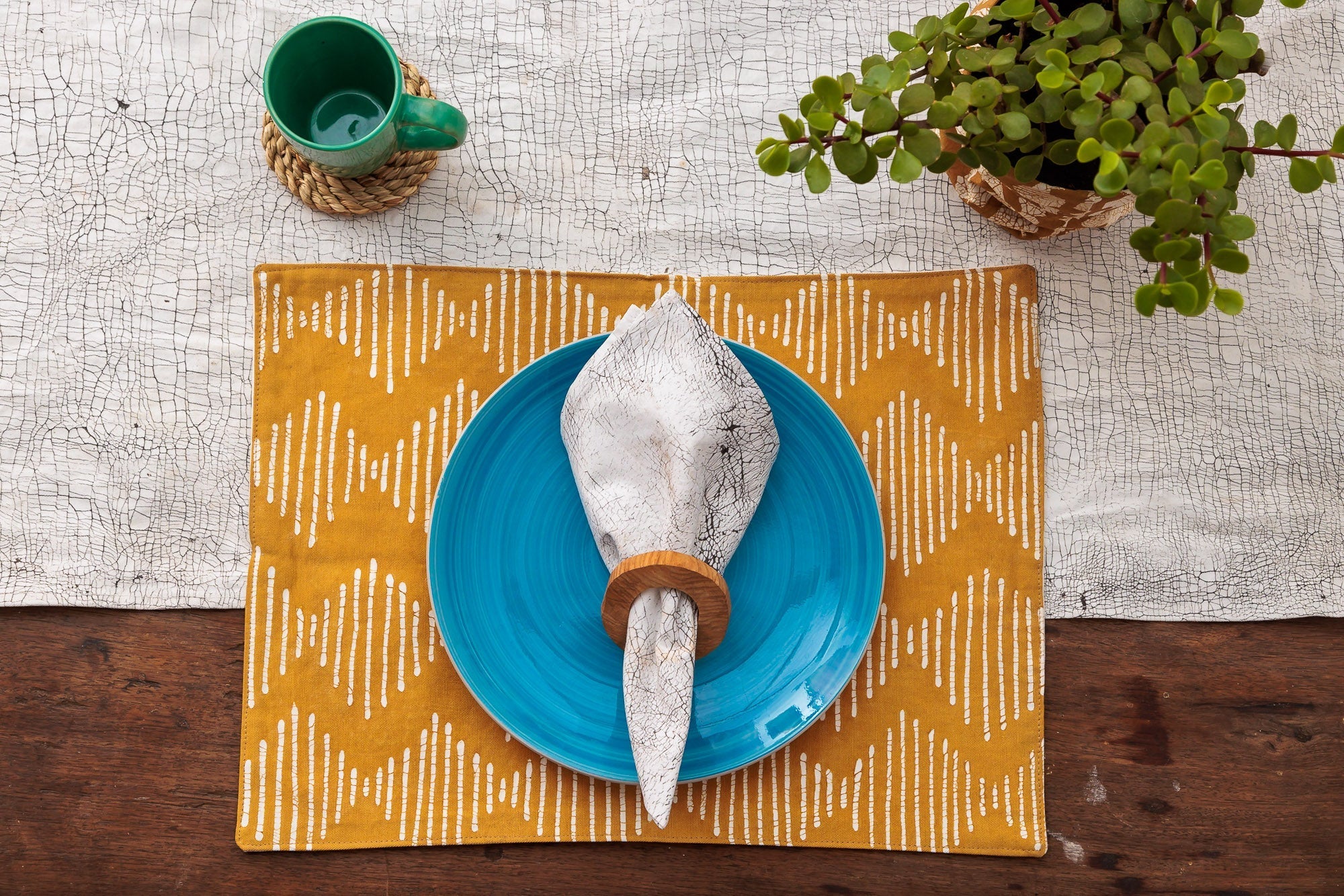 Table Mats handcrafted and batik by tribal textiles