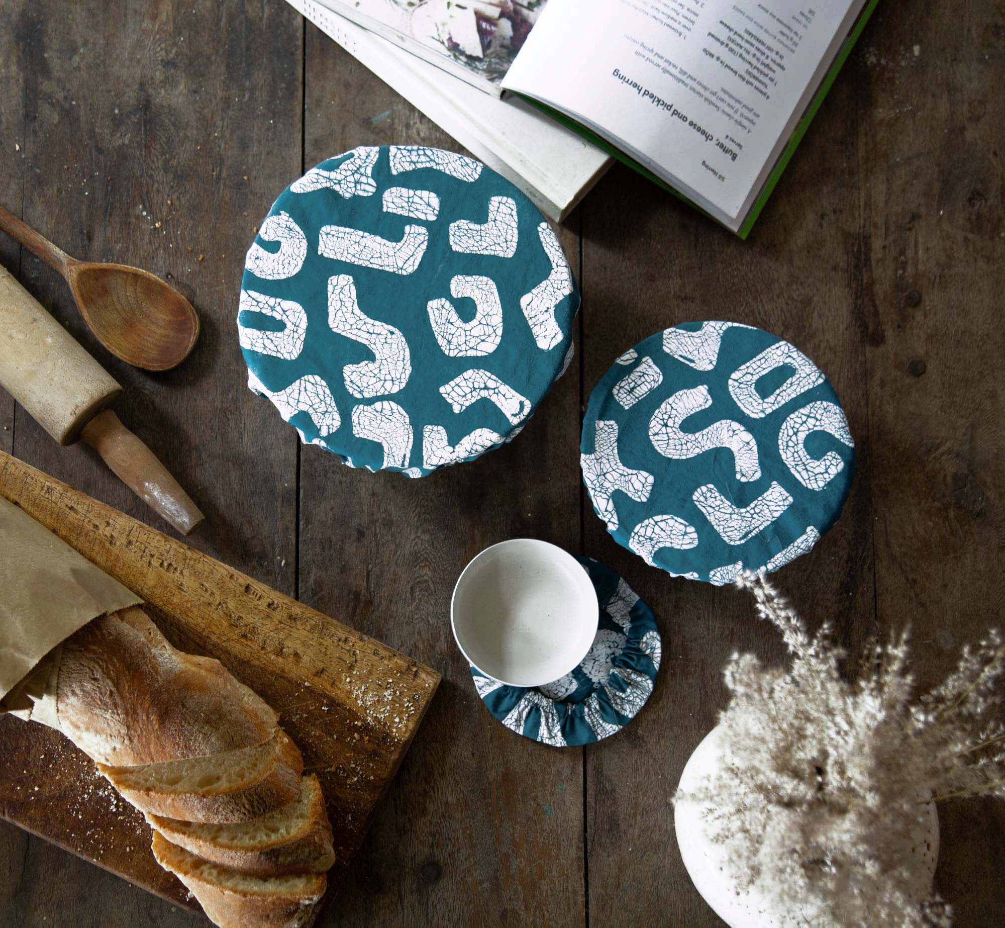 Bowl Covers - Keep your food fresh with eco friendly bowl covers by TRIBAL TEXTILES