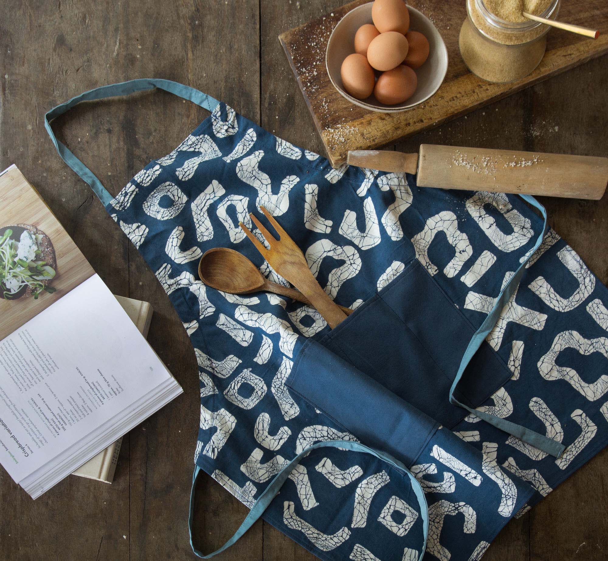 Aprons, sustainably handmade by TRIBAL TEXTILES, home decor from africa