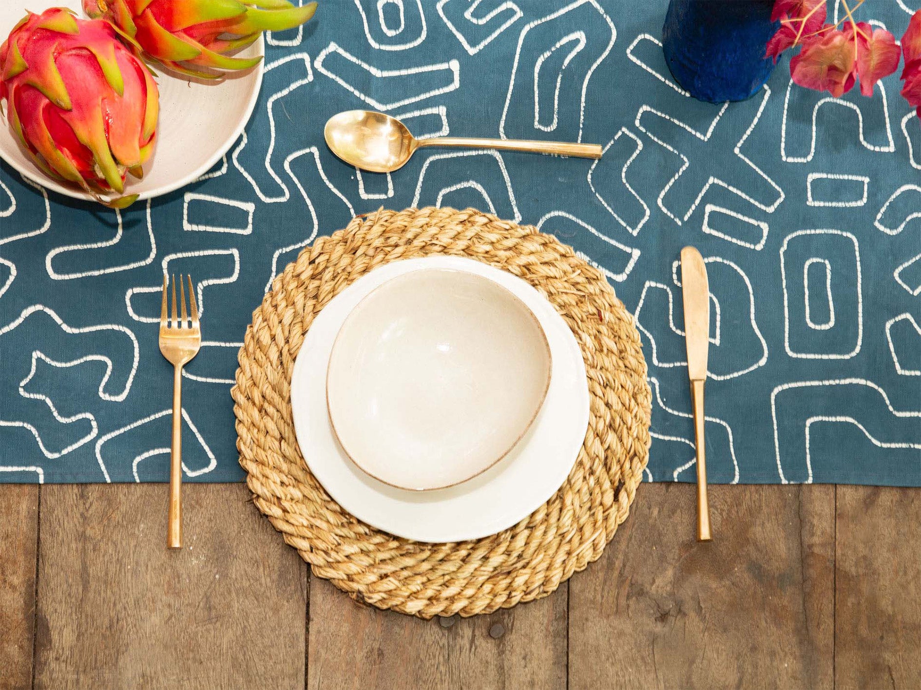 eco made Table Runners, made by TRIBAL TEXTILES in zambia