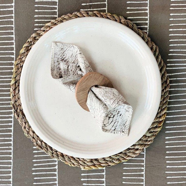 Tribal Cloth Mushroom Collection - classic contemporary design by TRIBAL TEXTILES