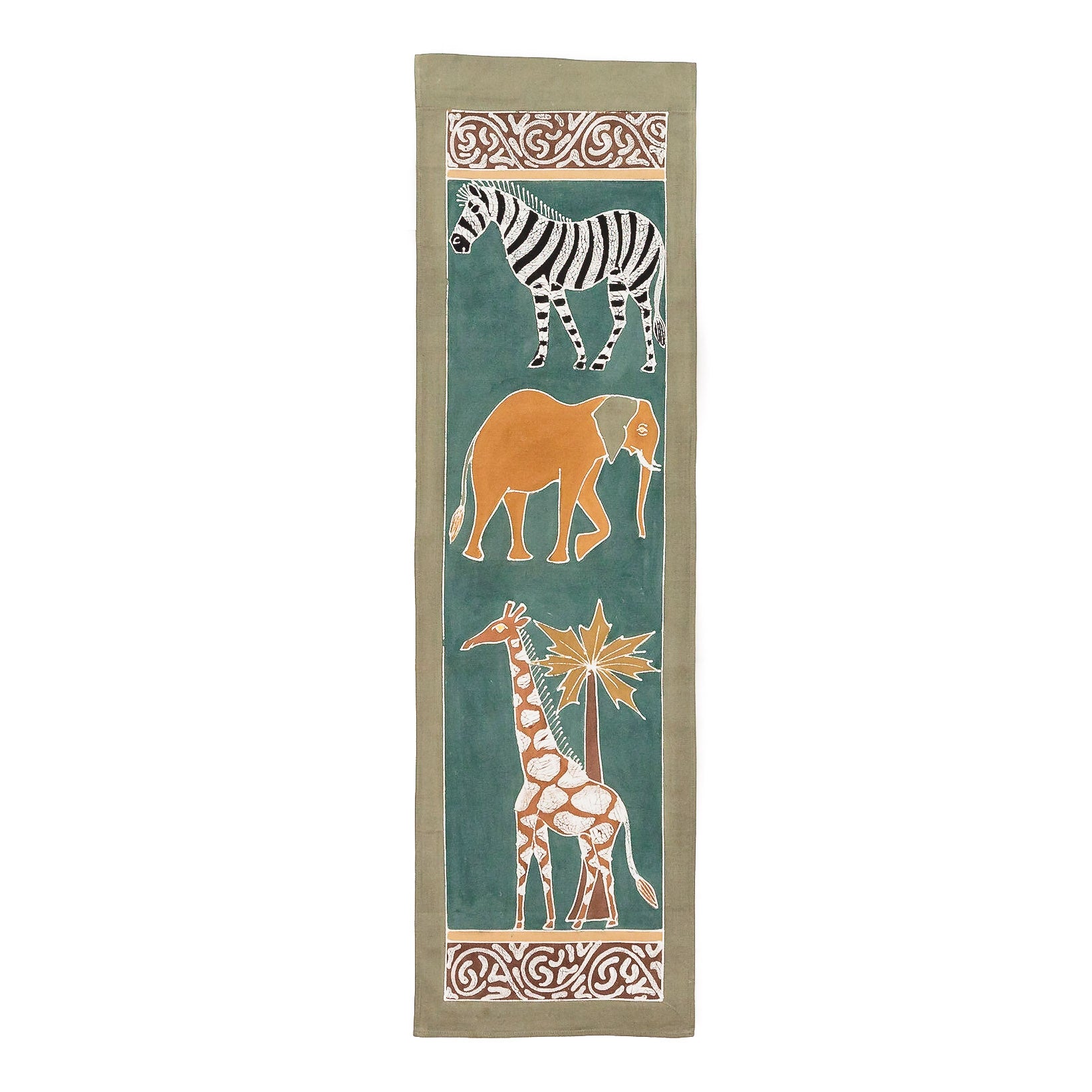 Safari Animals Earth Table Runner