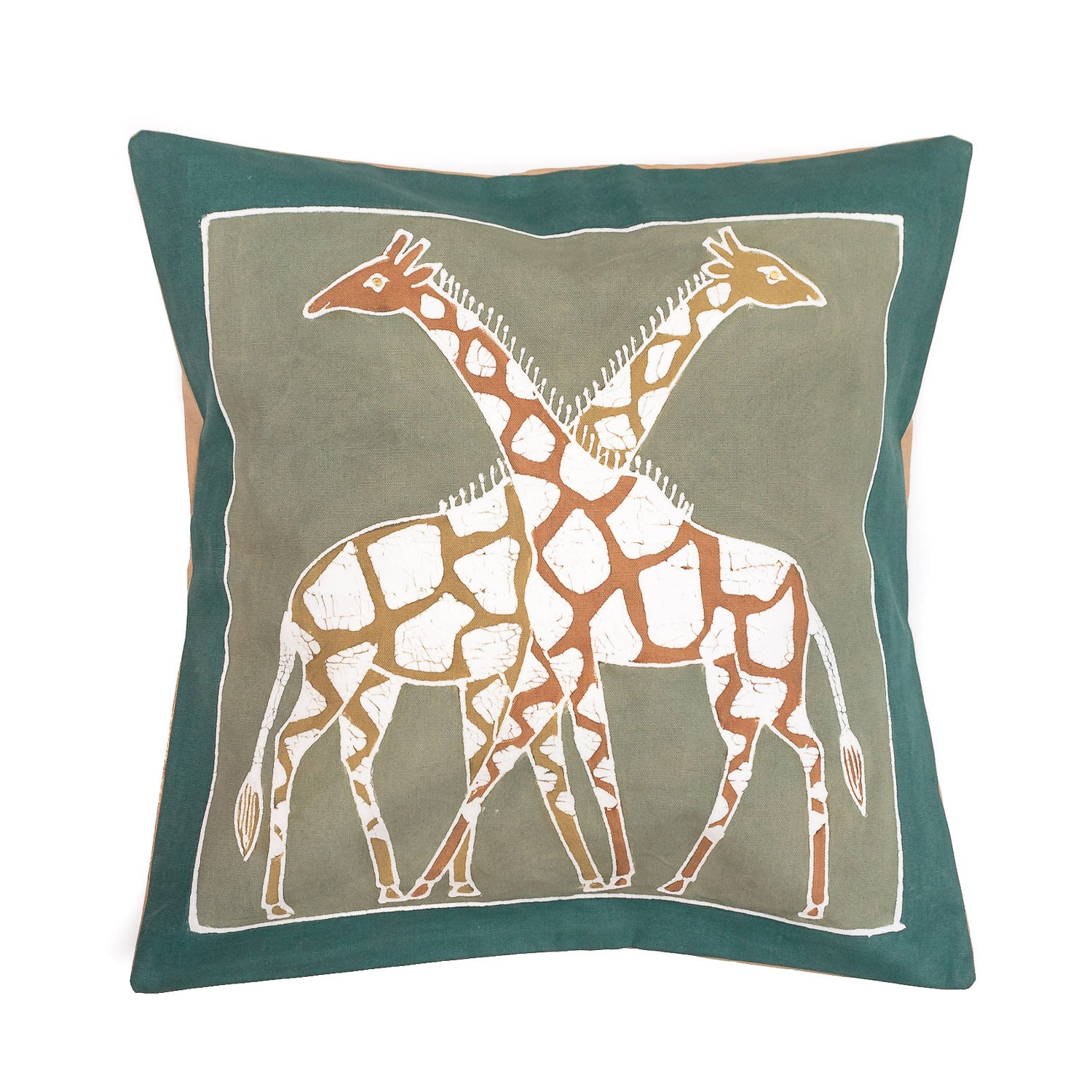 Safari Animals Earth Giraffe Cushion Cover