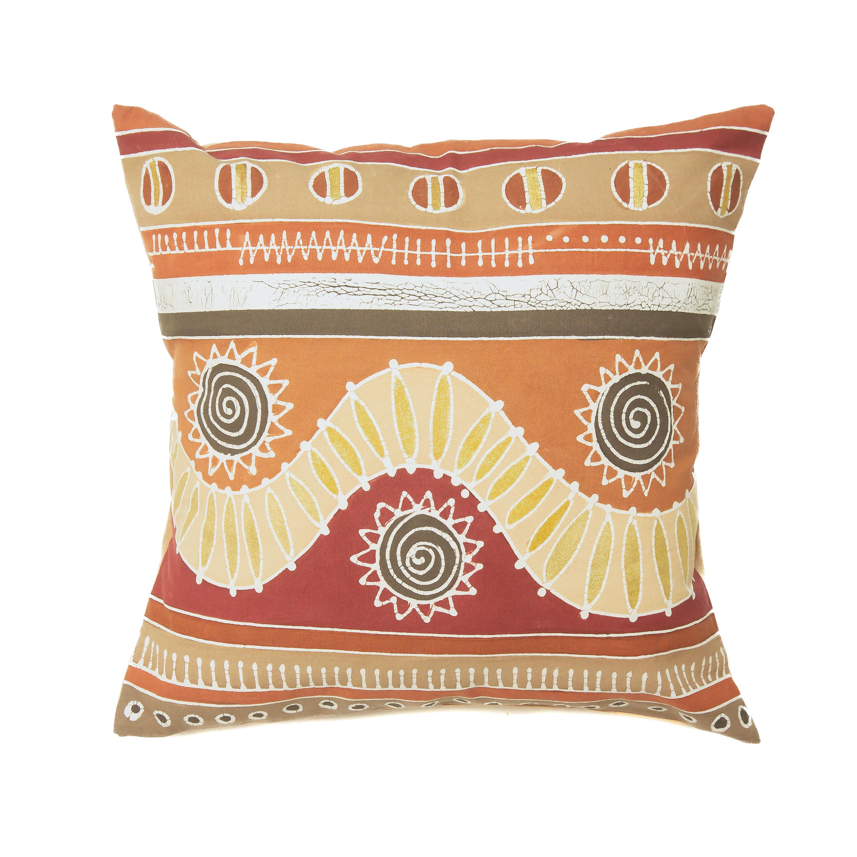 Mali Sienna Wave Cushion Cover