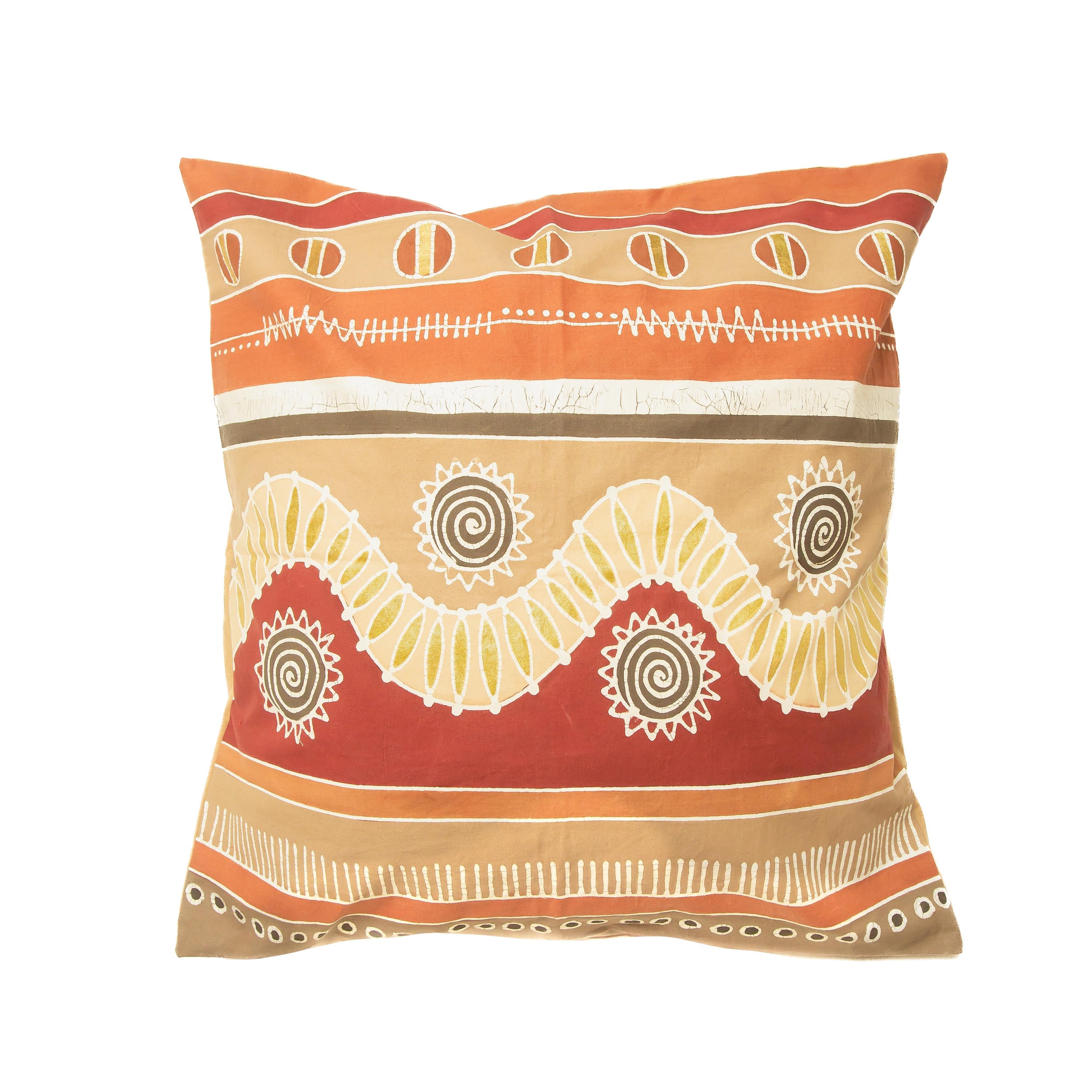 Mali Sienna Wave Cushion Cover
