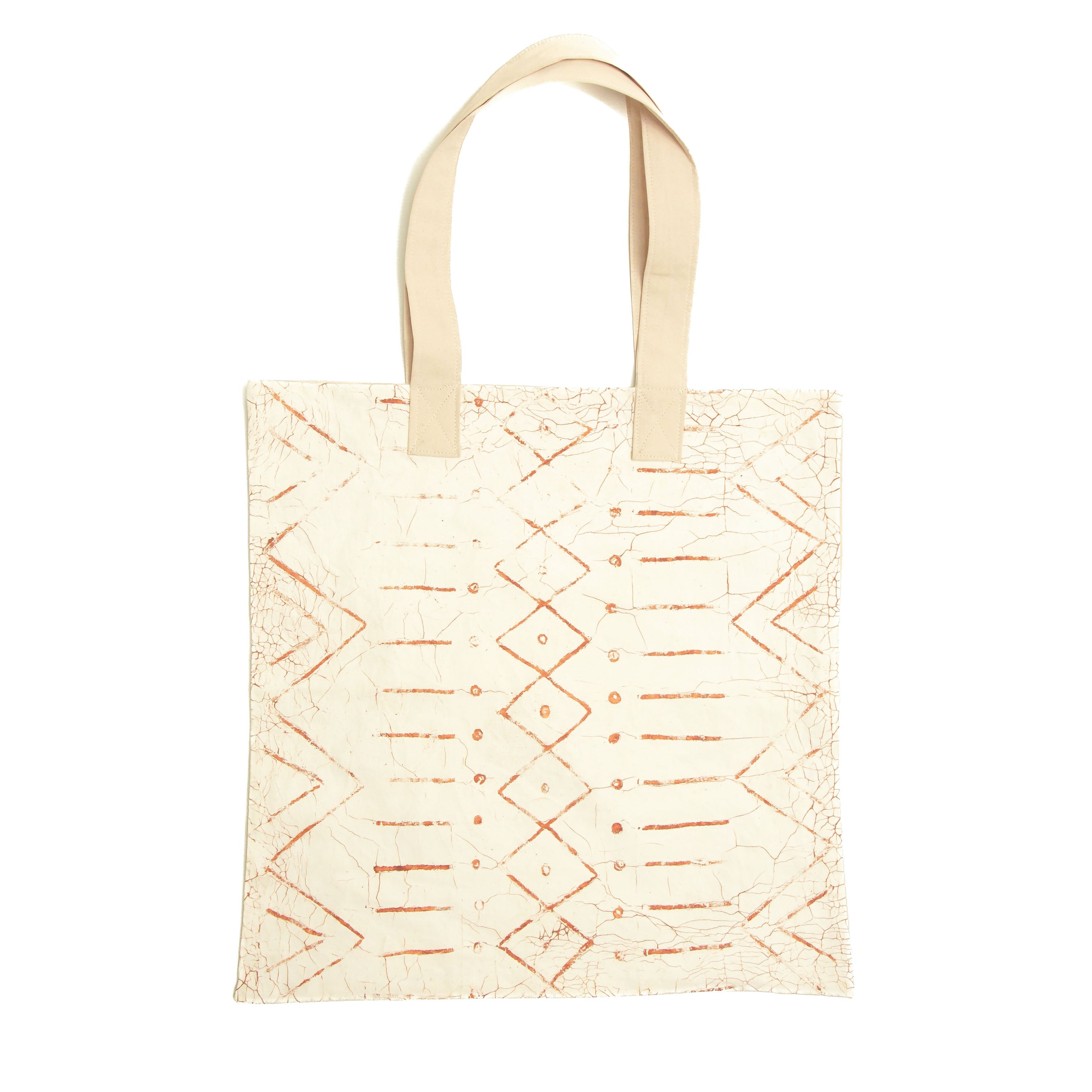 Matika Collection Linen Rust Tote Bag
