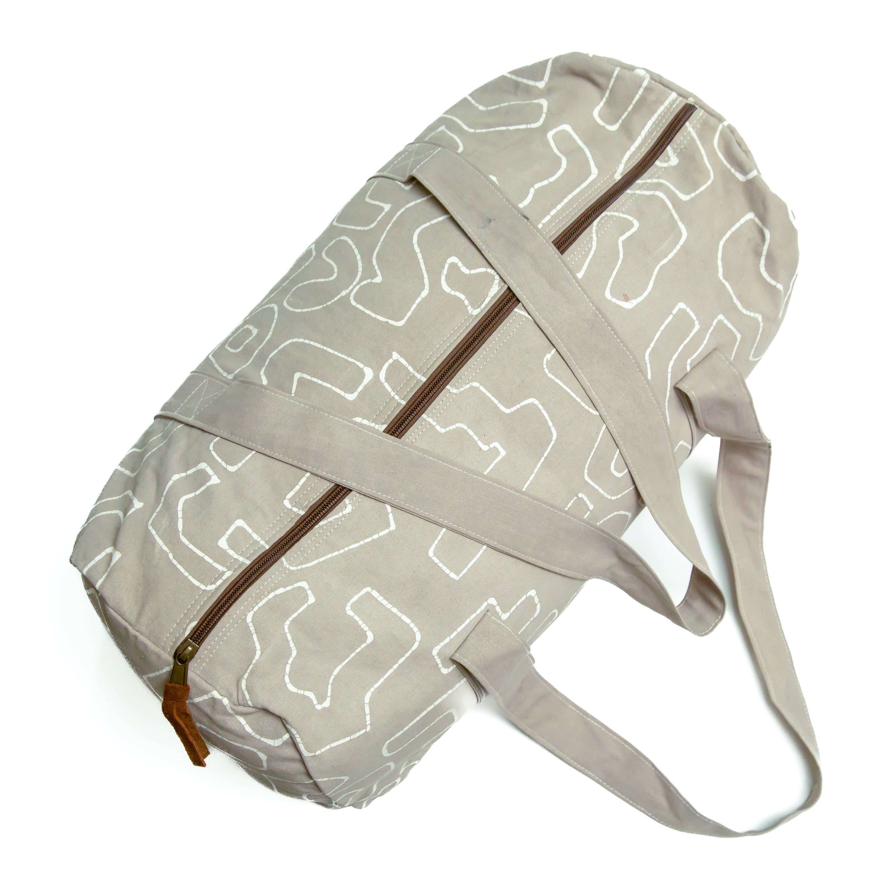 Kuba Outline Light Taupe Weekend Bag