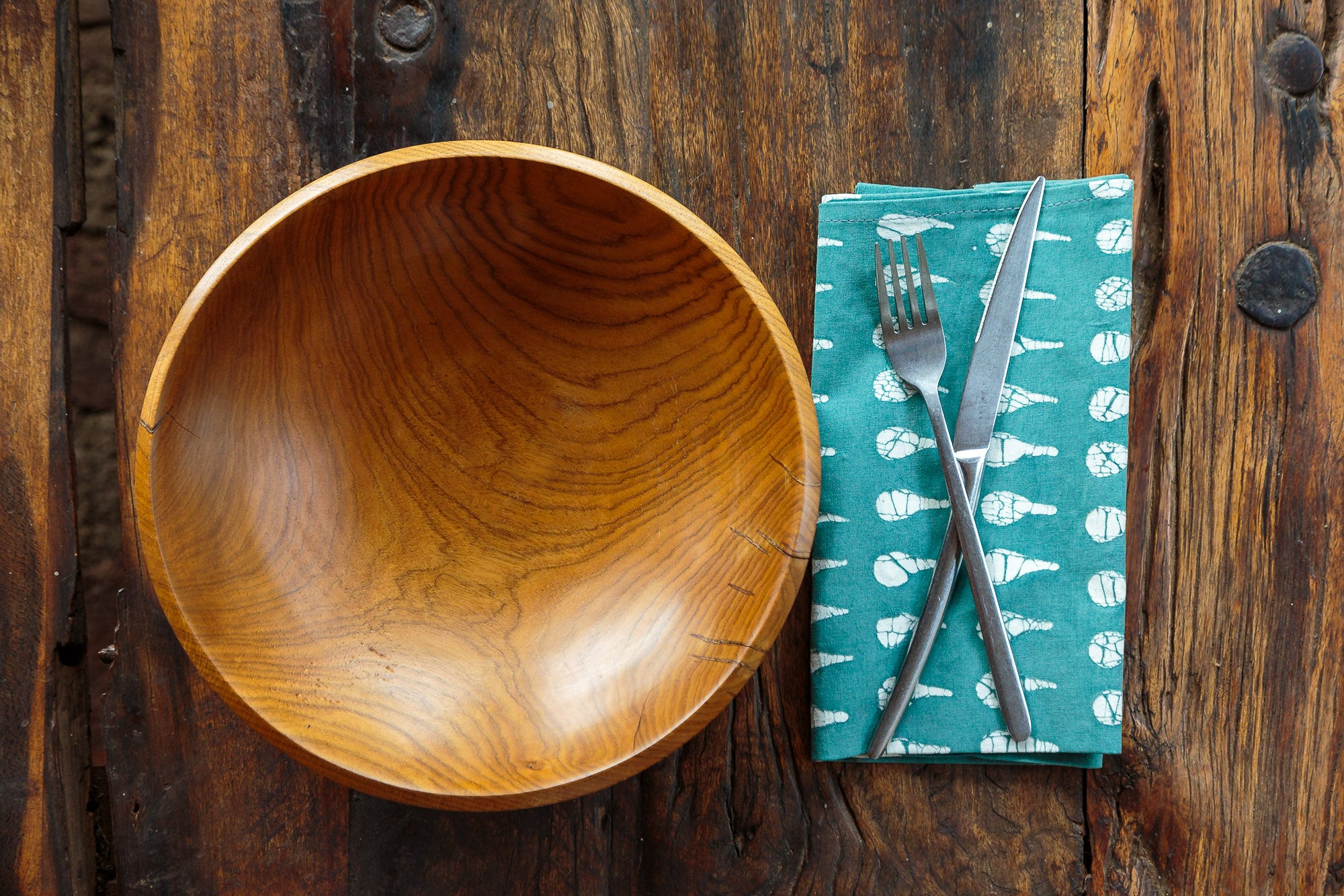 Boho Teal Drops Napkin Set