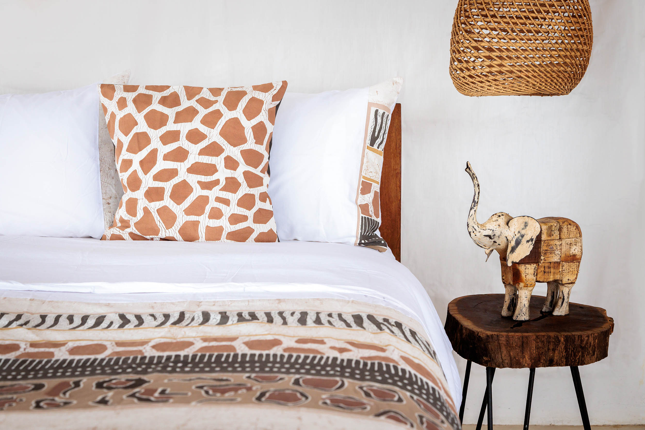 Mkupo Animal Print Neutral Duvet Cover Bedding Set