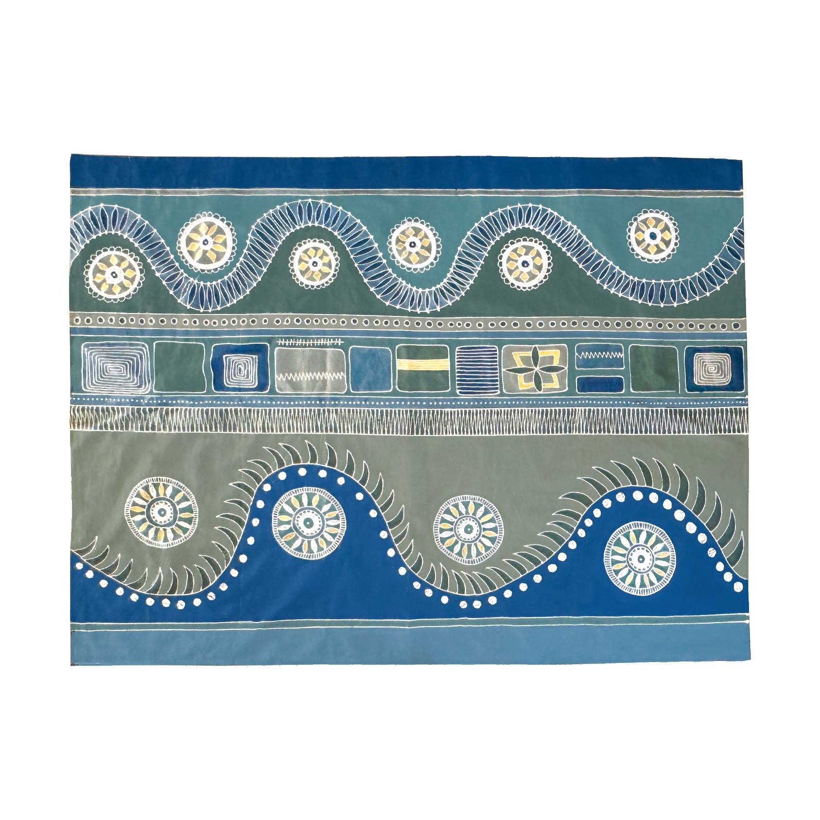 Mali Aqua Wall Hanging Extra Large