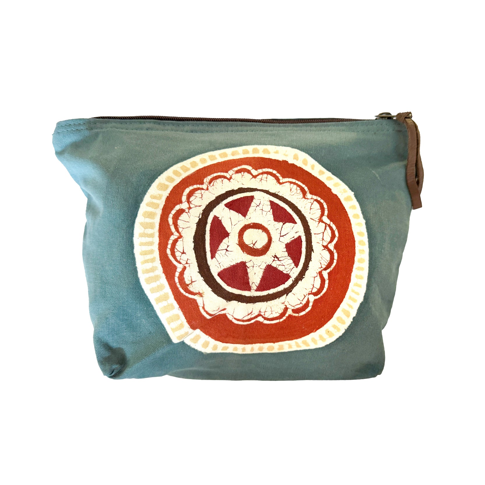 African Circles Massai Blue Wash Bag