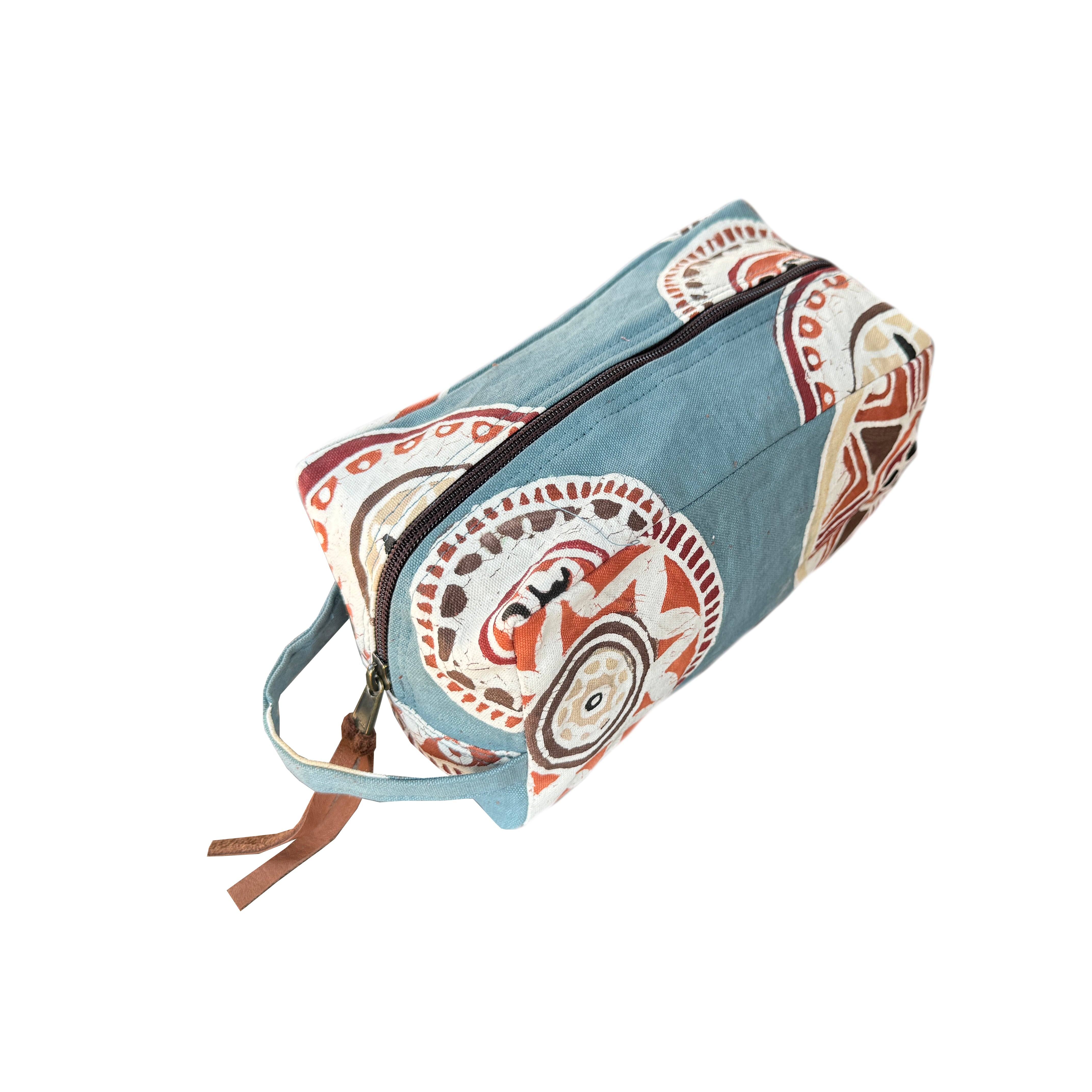 colourful african made travel bag for essentials