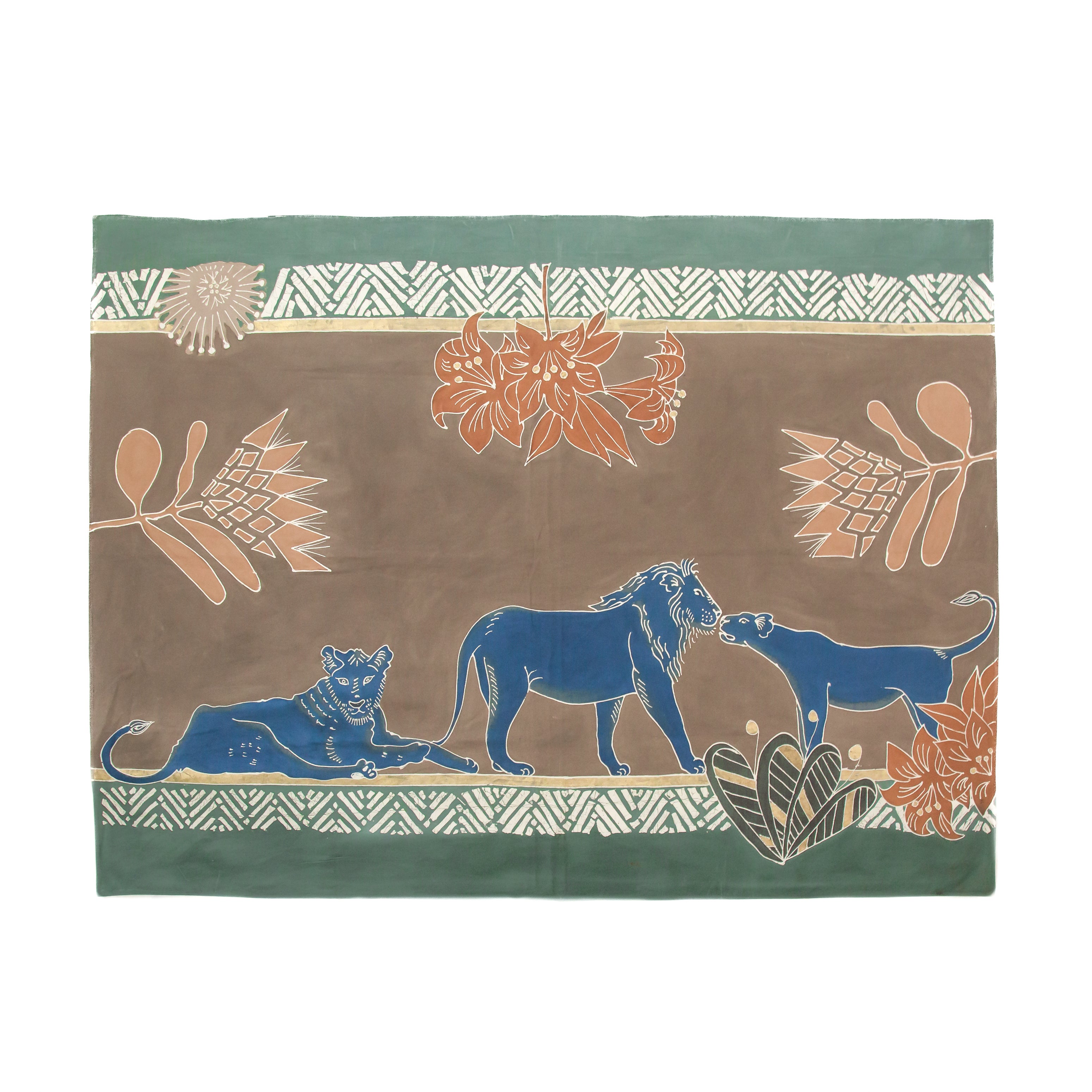 Kalango Carnivore Conservation Lion Pride Wall Hanging