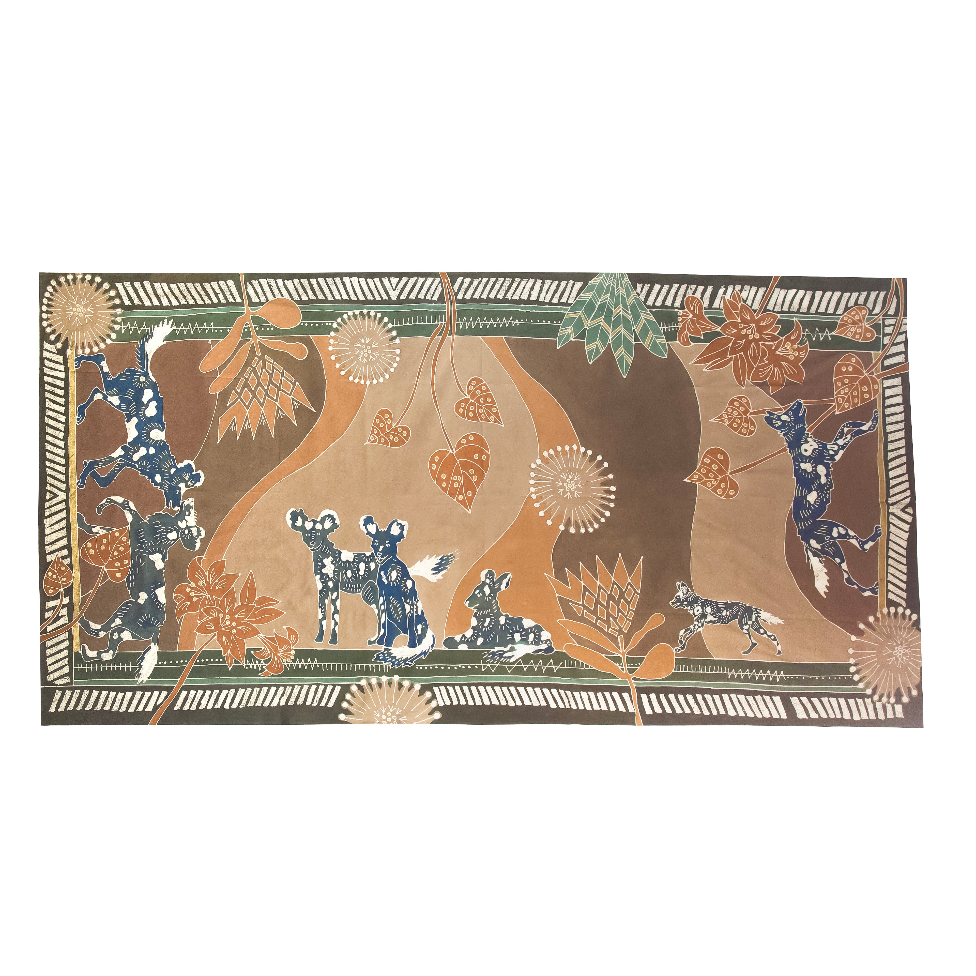 Wild Dog Extra Large Tablecloth design