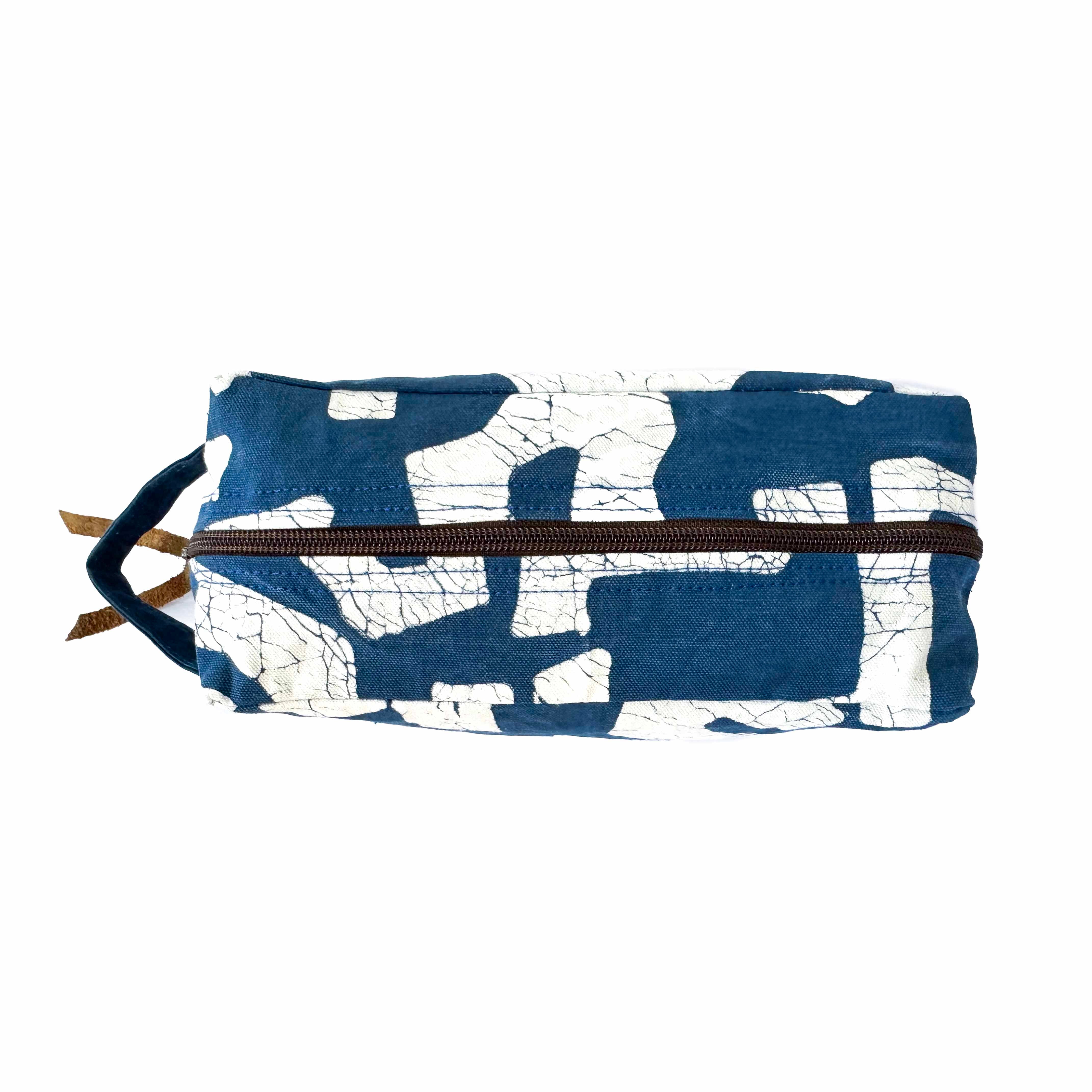Kuba Blues Filled Indigo Travel Pouch