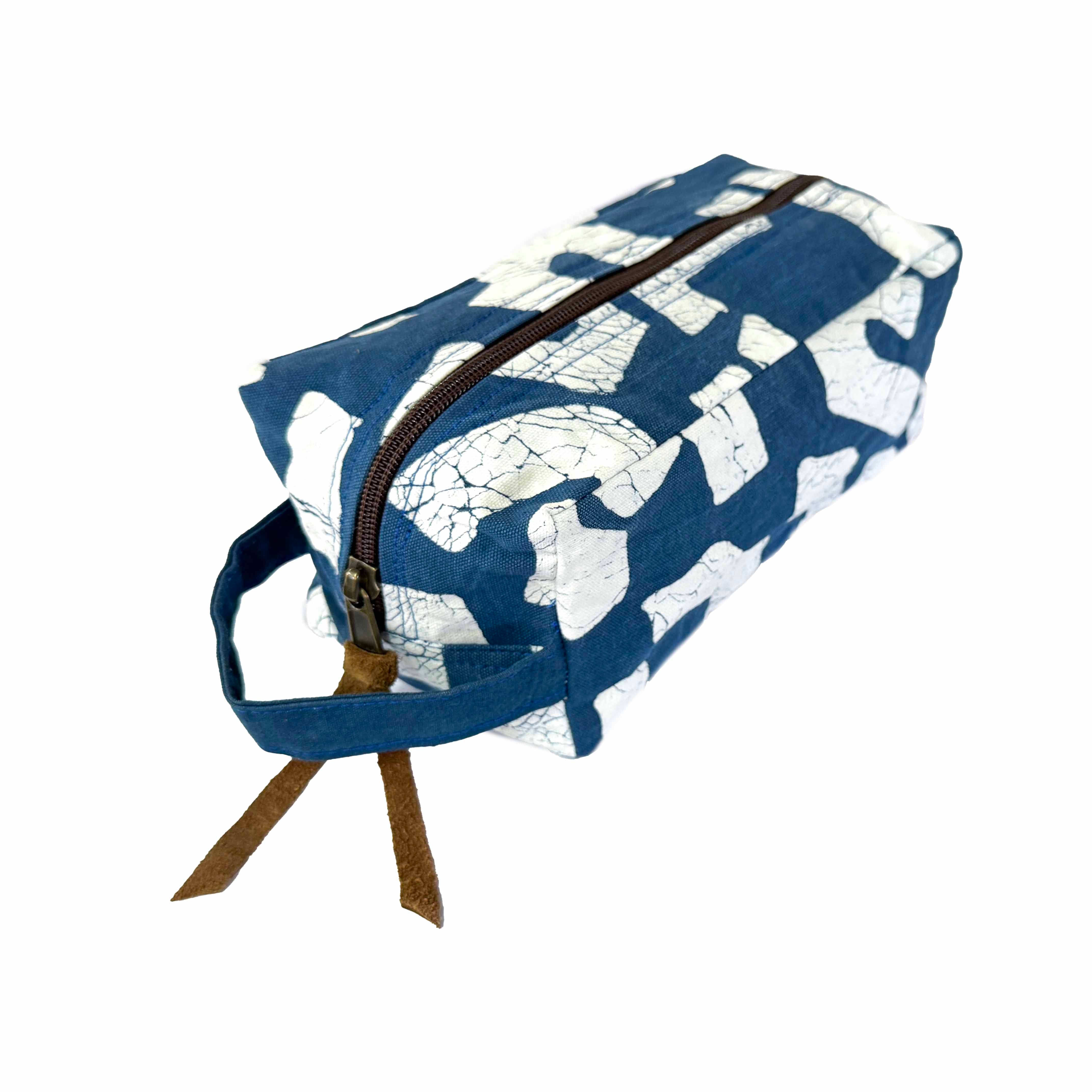 Kuba Blues Filled Indigo Travel Pouch