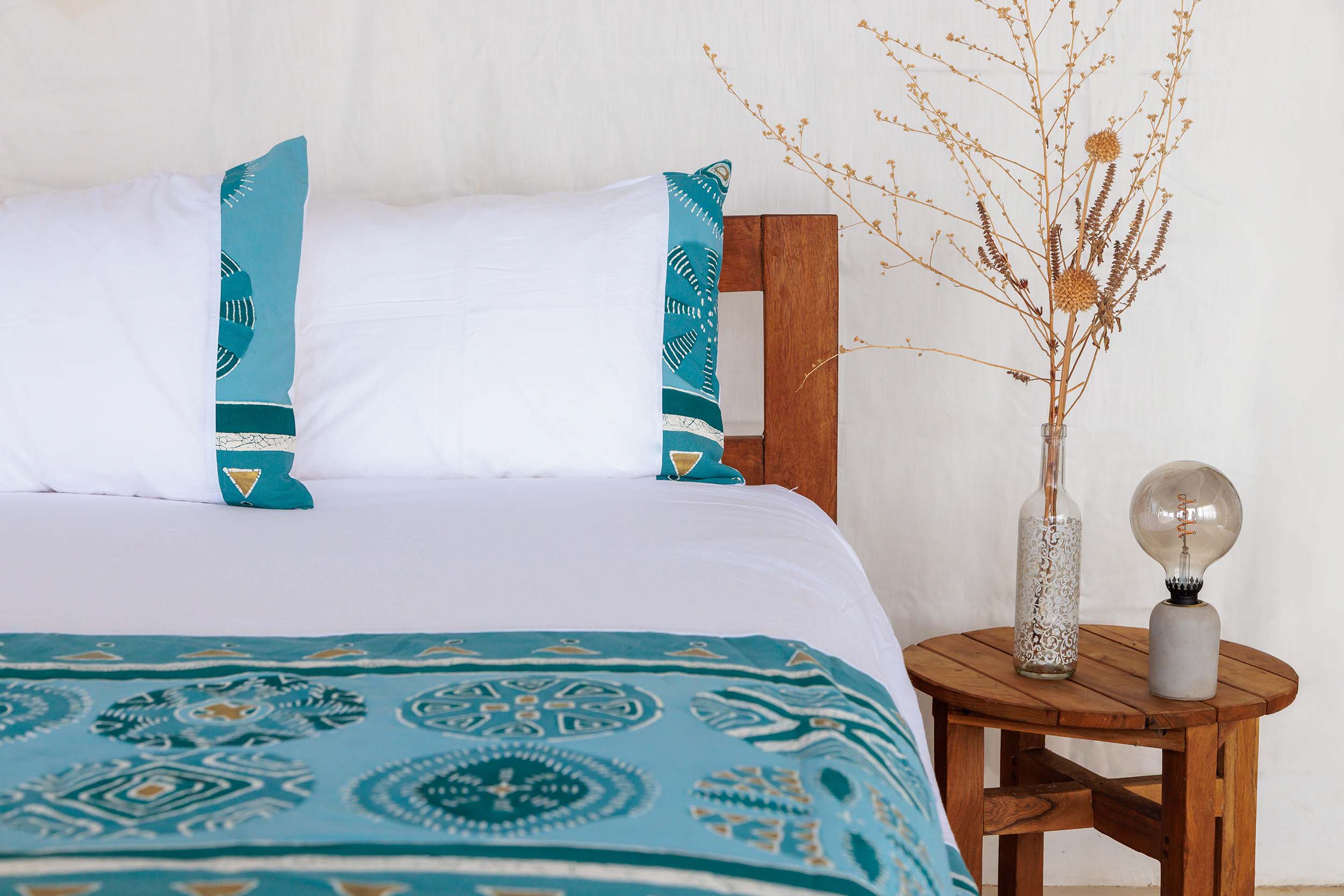 Kuosi Aqua Blue Duvet Cover Bedding Set