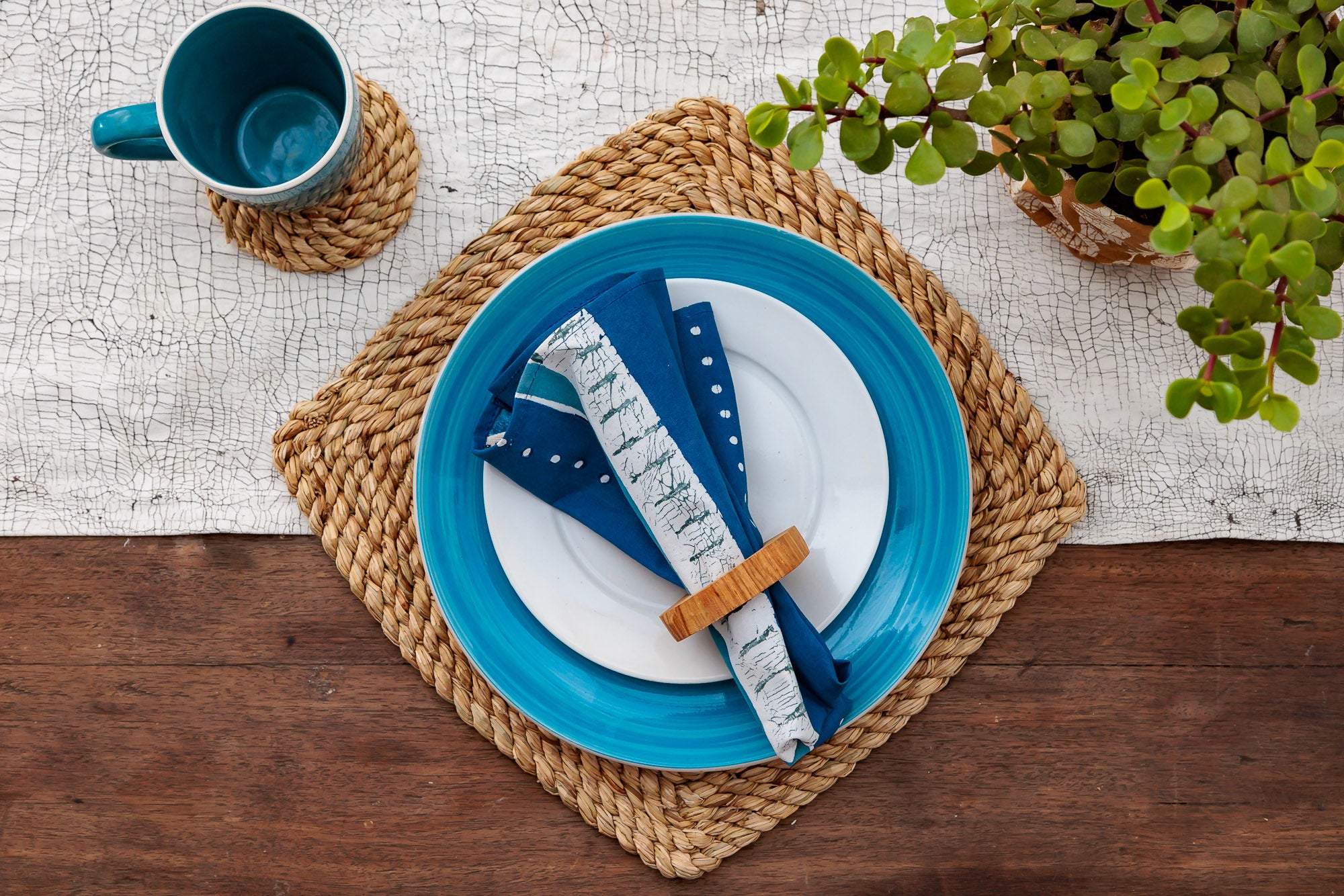 Mali Aqua Napkin Set