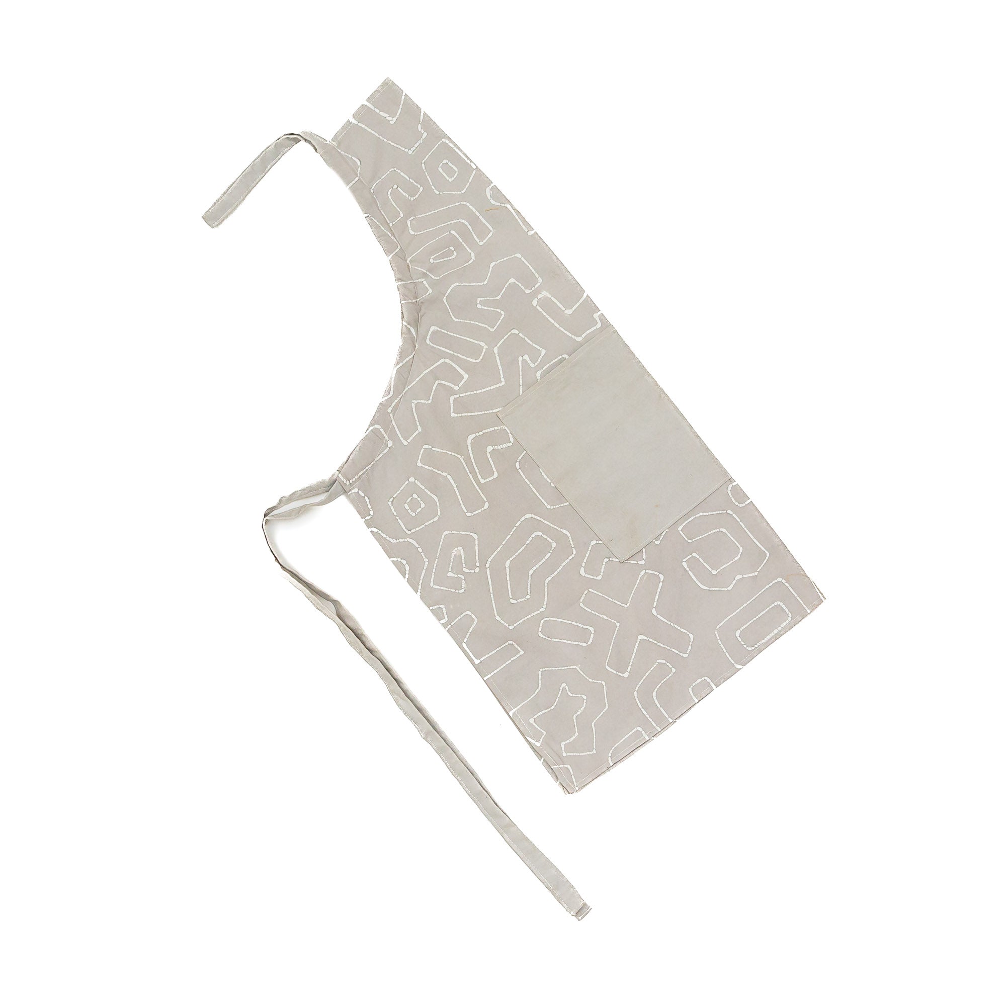 Kuba Original Light Taupe Outline Apron