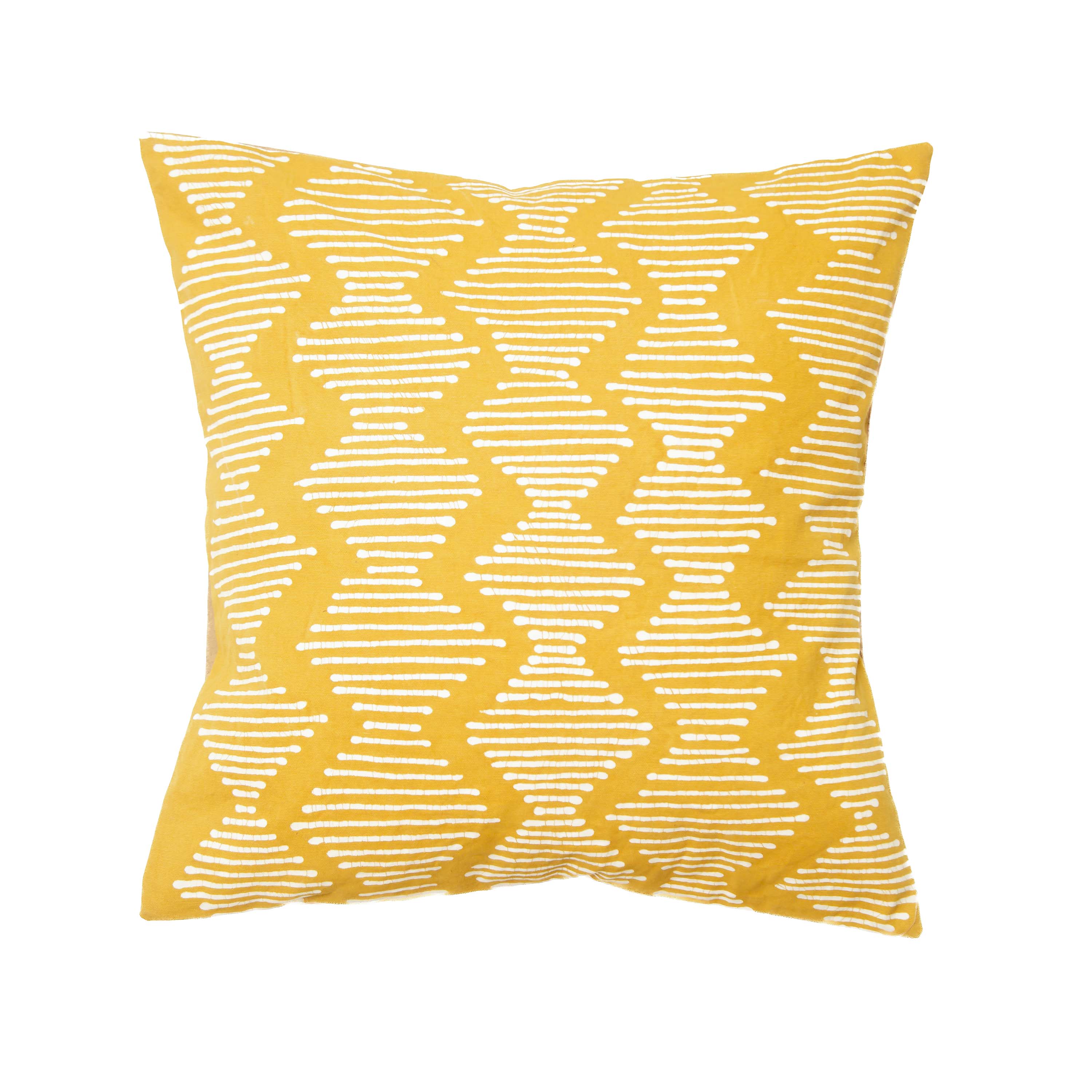 Tribal Cloth Mushroom Line Waves Cushion Cover