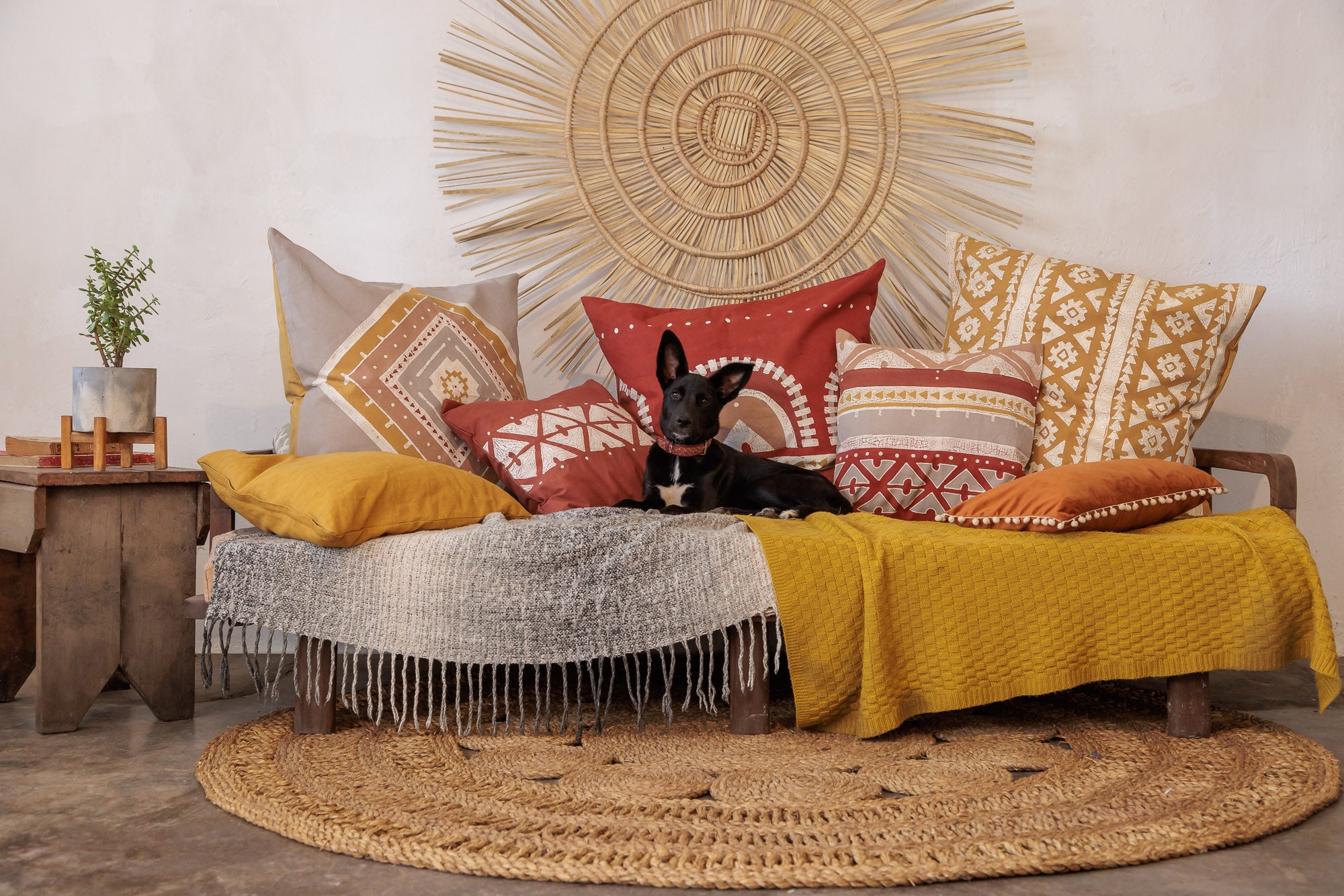 The perfect blend of sexy sustainability. Shop our Atlas Diamond Cushion Cover today.