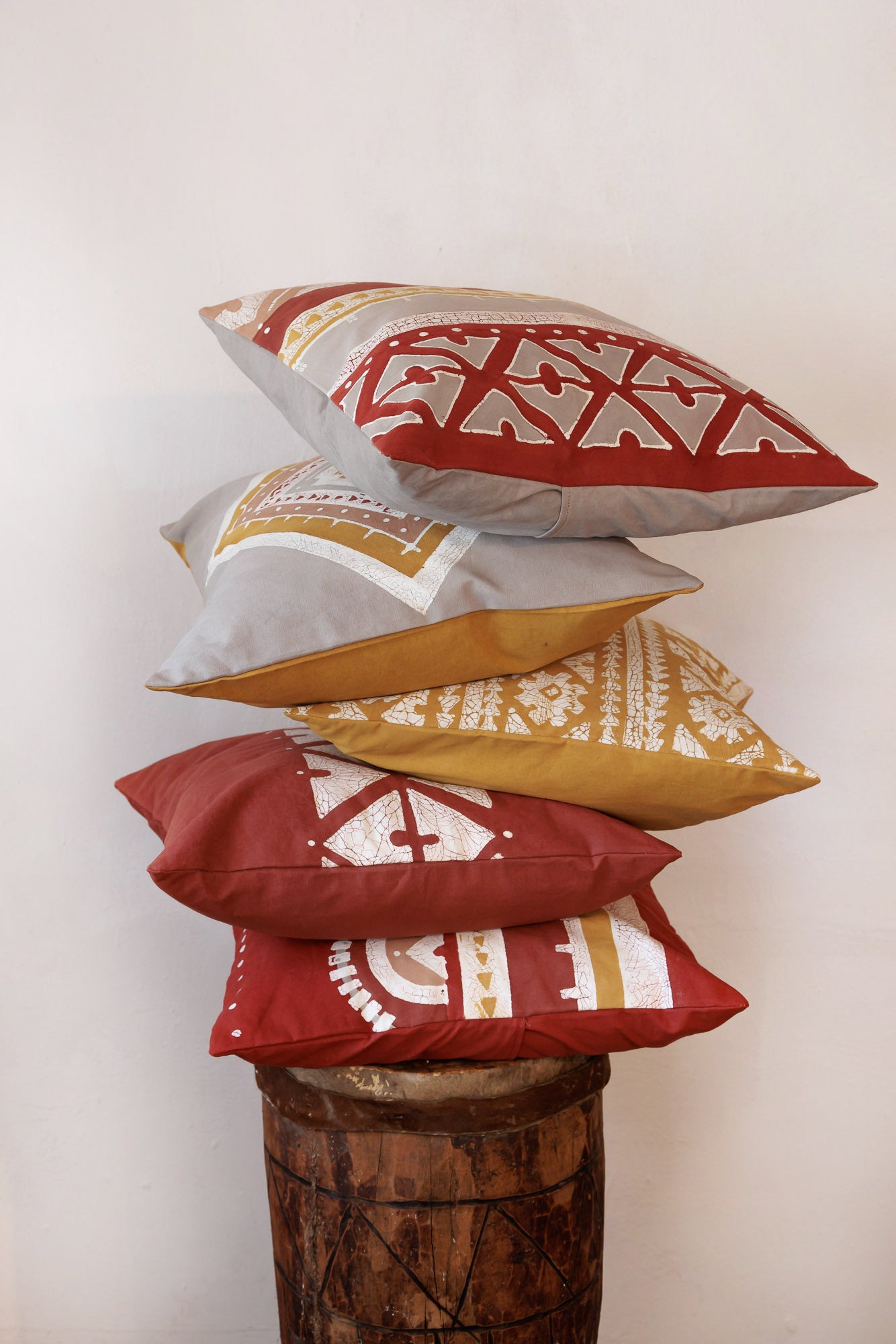 Atlas Multiprint Cushion Cover - Hand-made with 100% cotton. Style so sustainably it's sexy. Shop Tribal Textiles today!