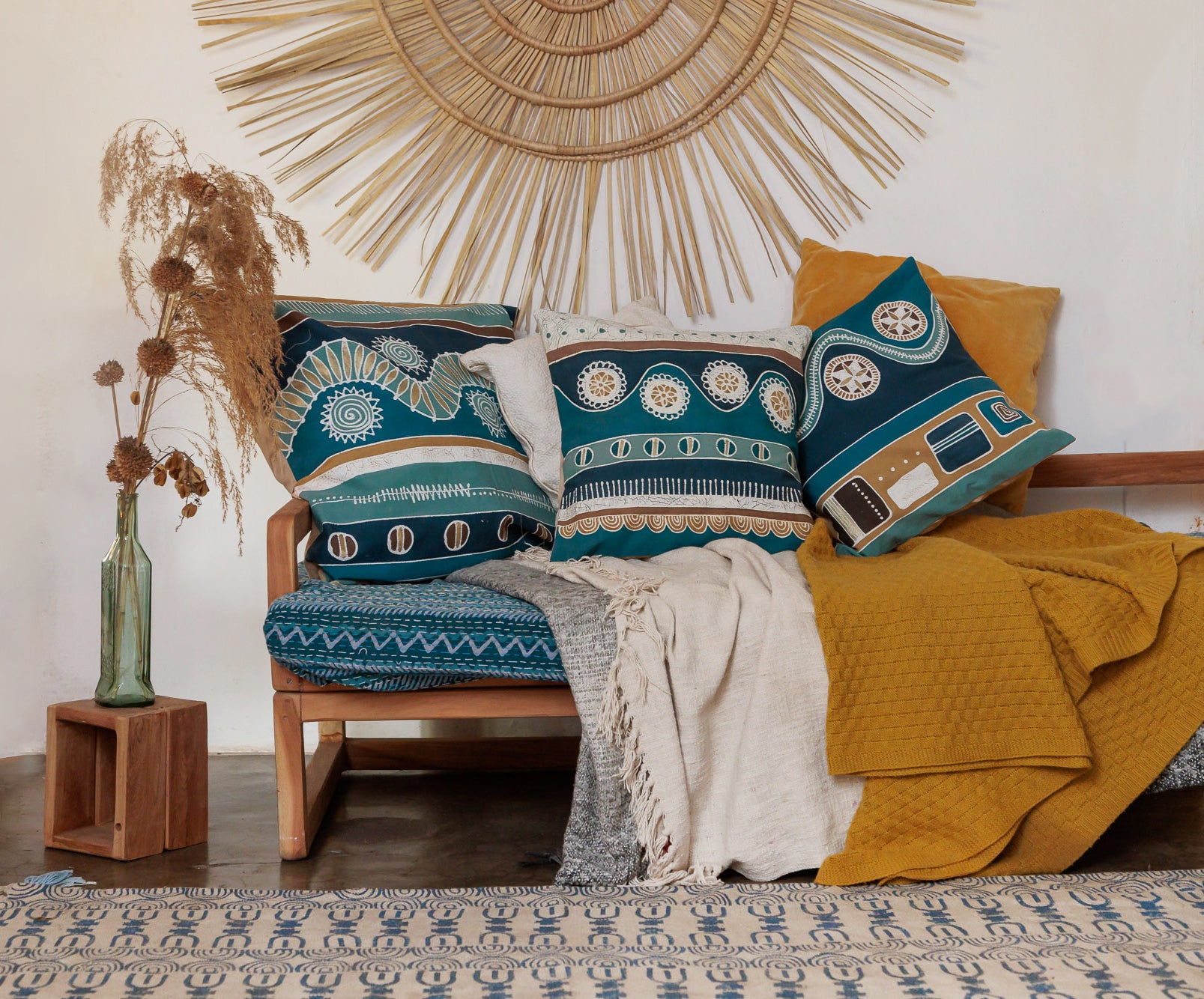 Mali Azure Hills Cushion Cover