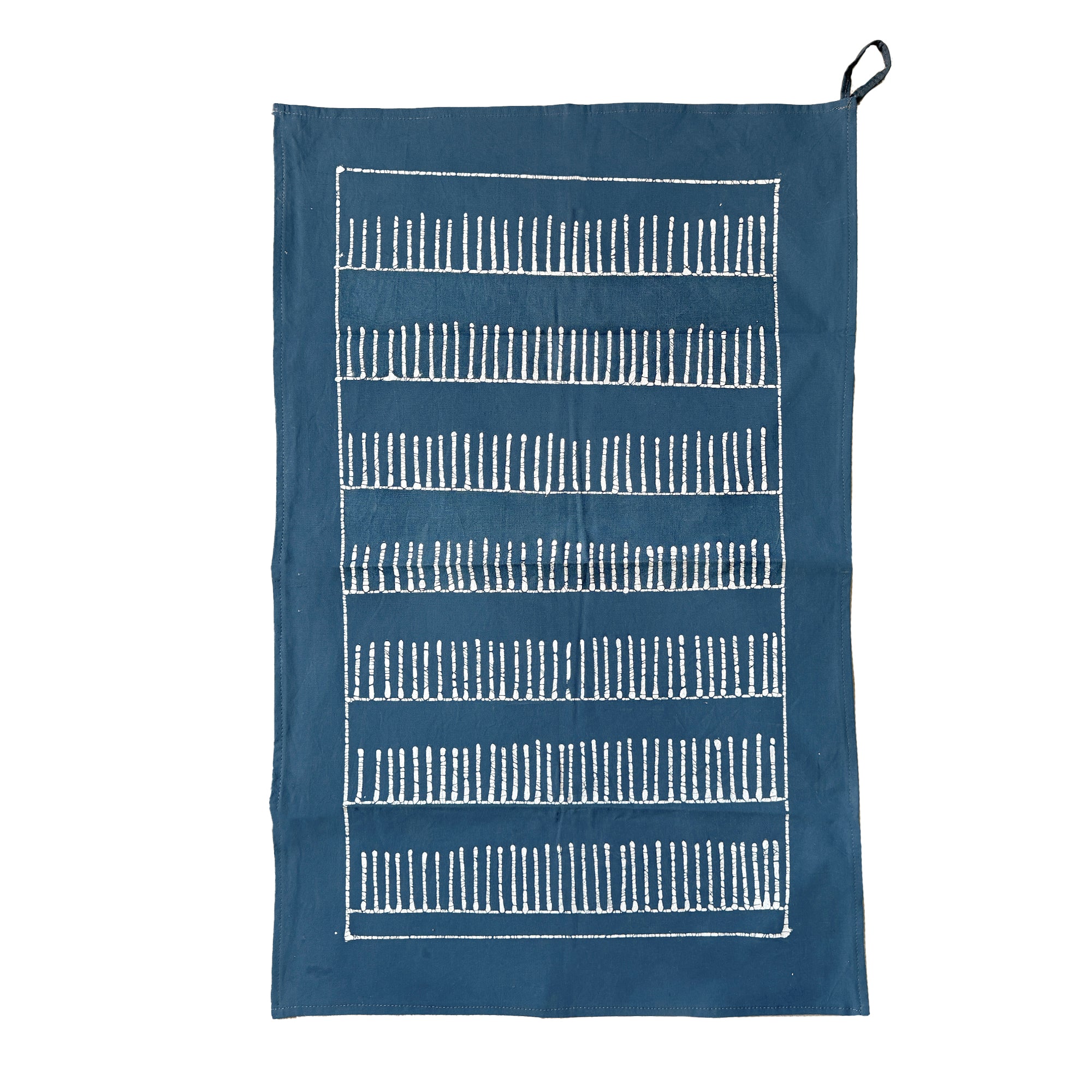 The Cloth Indigo Collection - Cobalt Blue Rake Kitchen Towel