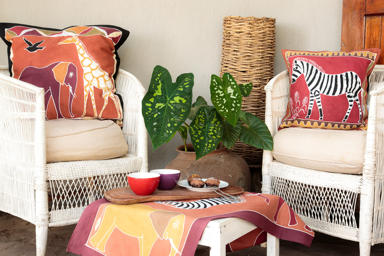Safari Animals Bushways Table Runner