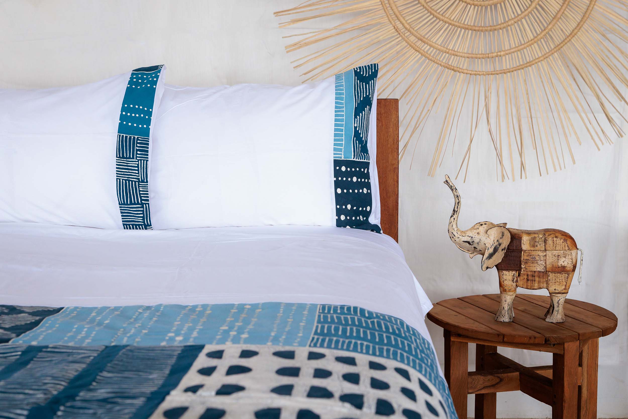 Tribal Cloth Indigo Duvet Cover