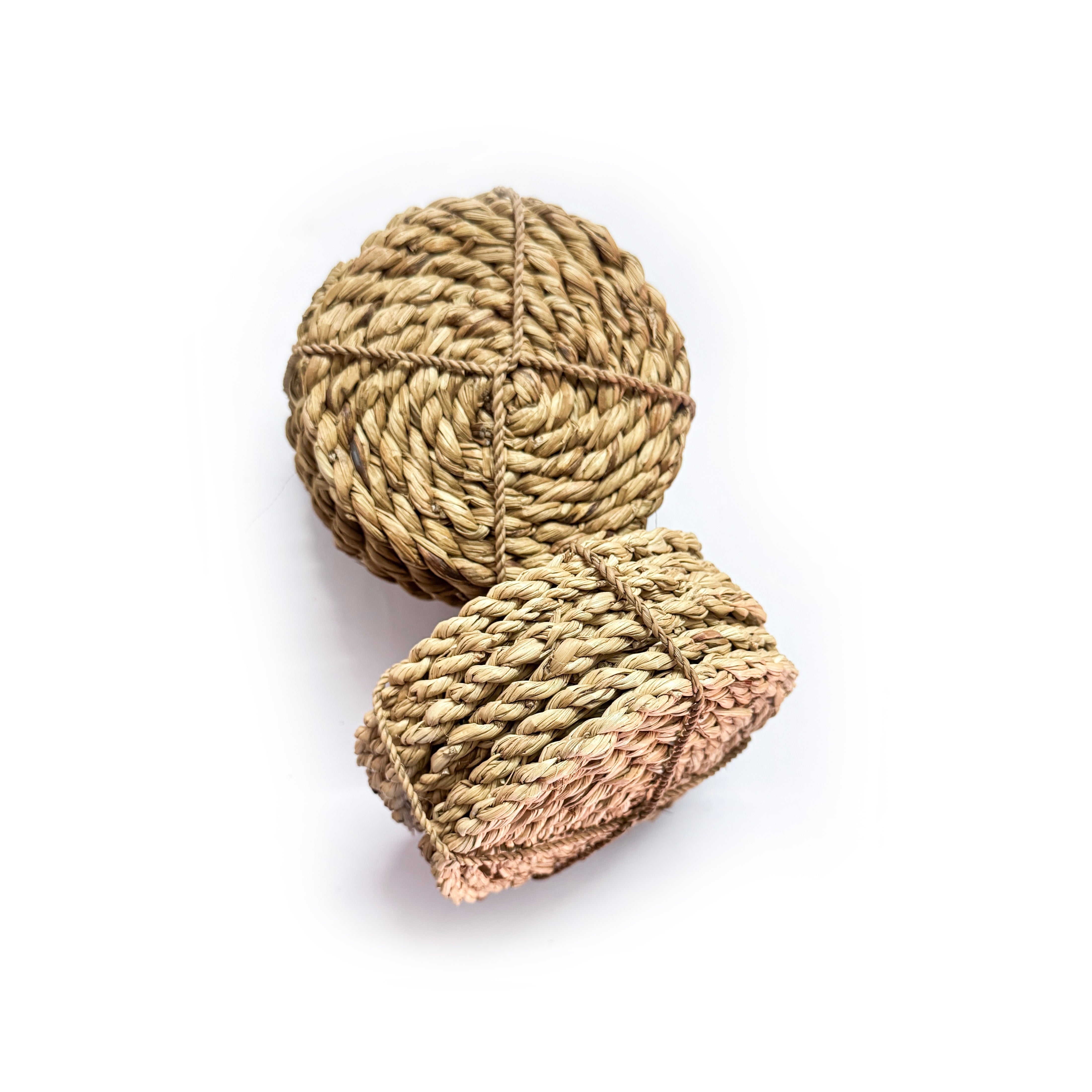 Woven Coasters Set - Grass Twist