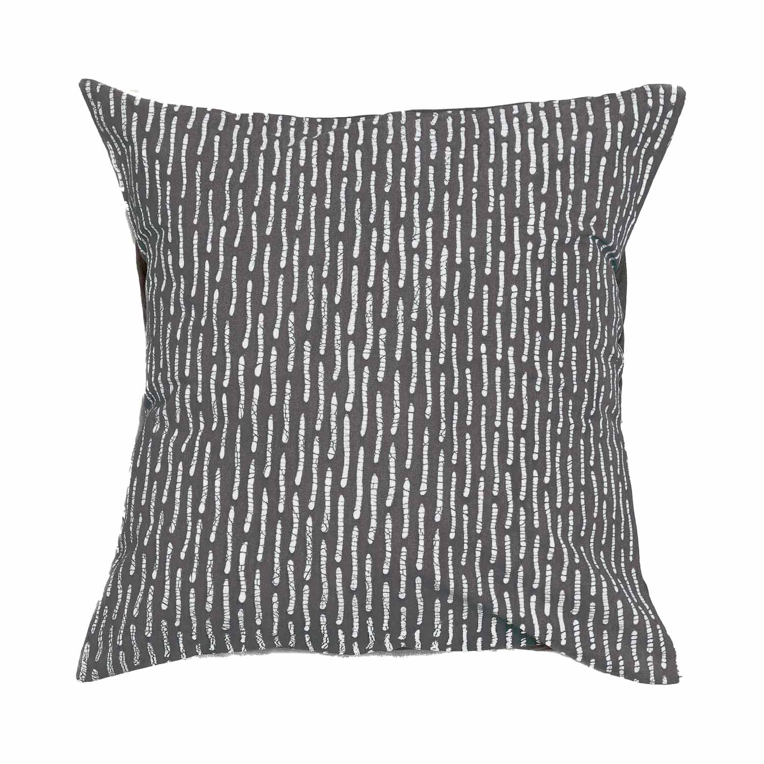 Boho Raindrops Cushion Cover - The ideal charcoal cushion cover with raindrops