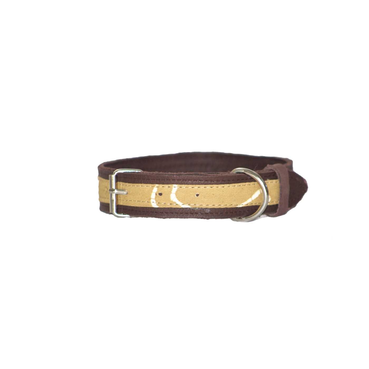 Handcrafted dog collar made for conservation, donation to charity.