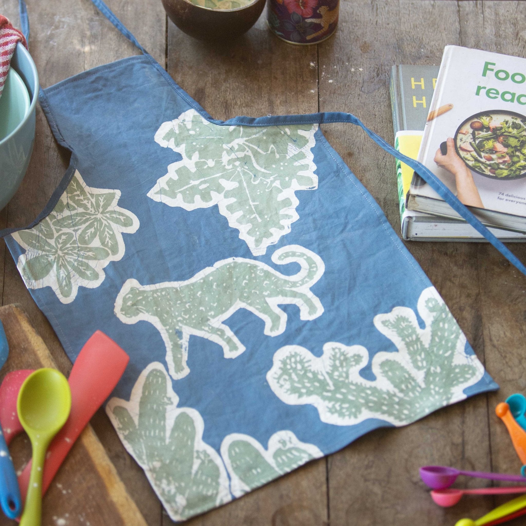 Little Luangwa Leopard Kids' Aprons - Handmade by TRIBAL TEXTILES - Handcrafted Home Decor Interiors - African Made