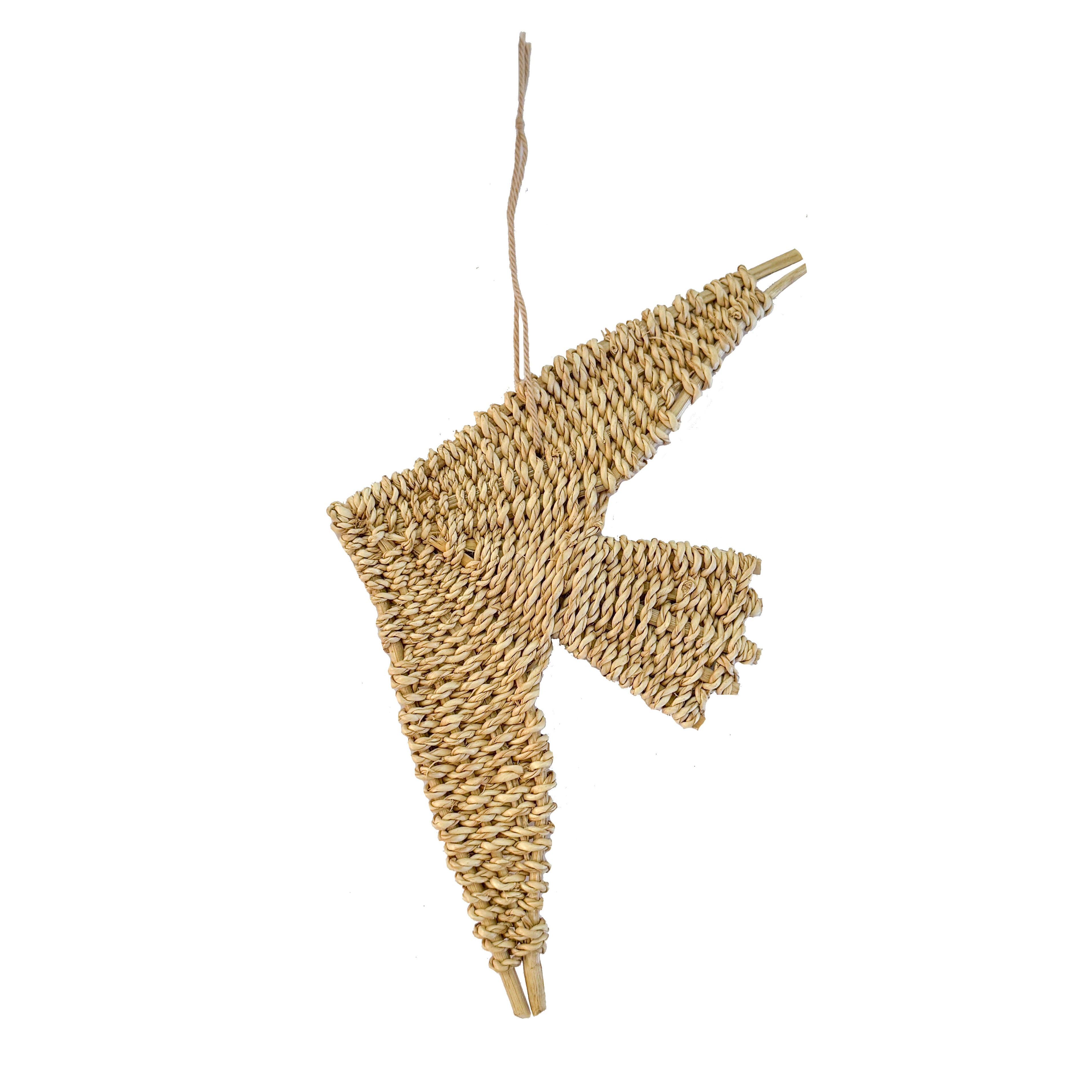 Palm Woven Peace Dove Ornament