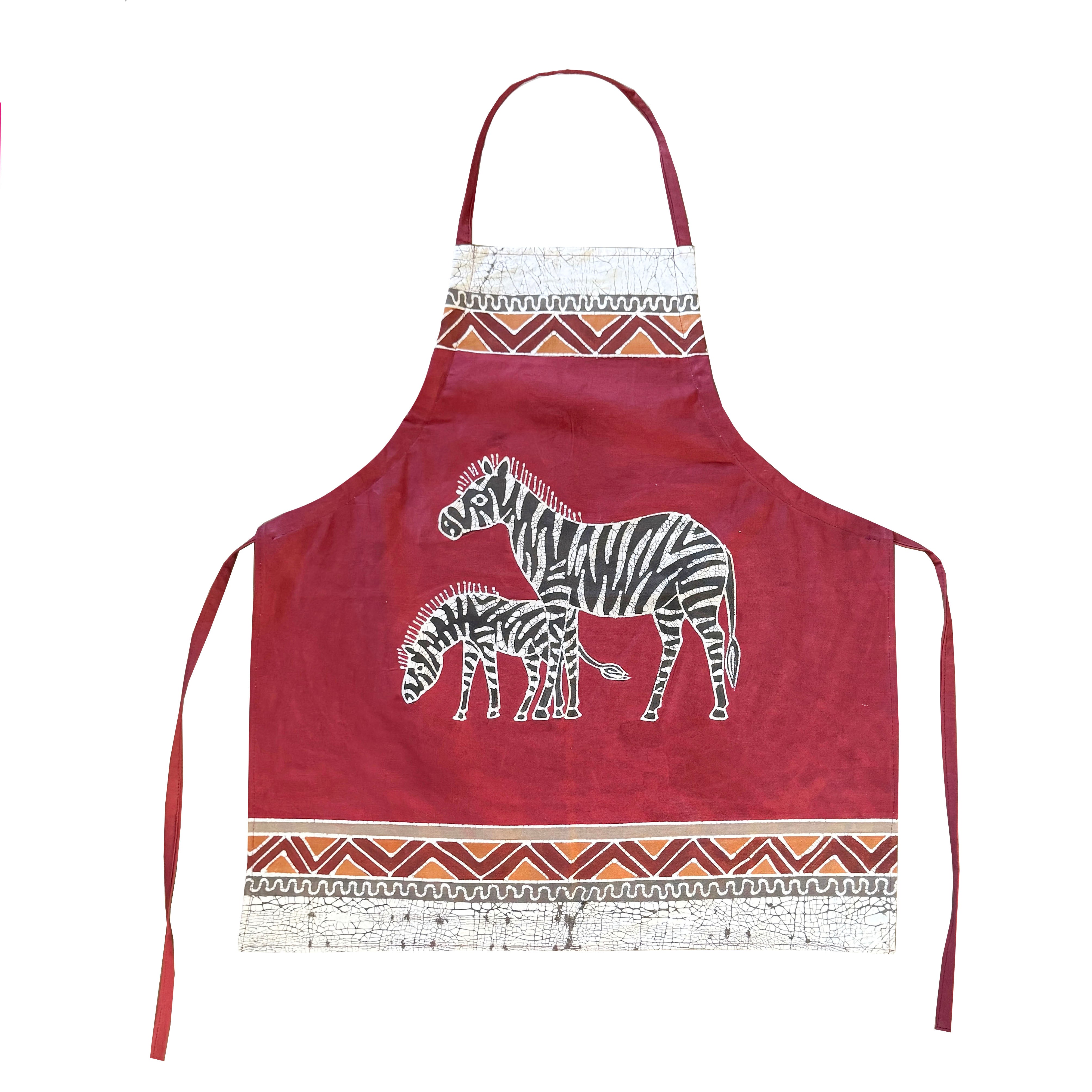 The Safari Collection - Kwapya Zebra Apron