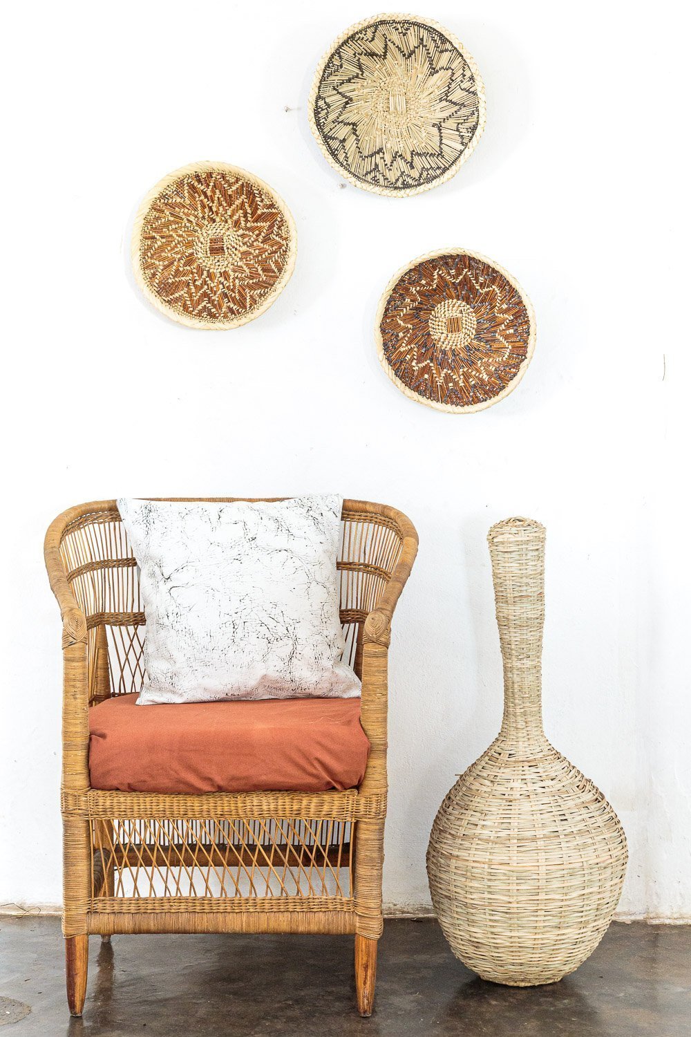 Tonga palm woven basked handcrafted in zambia