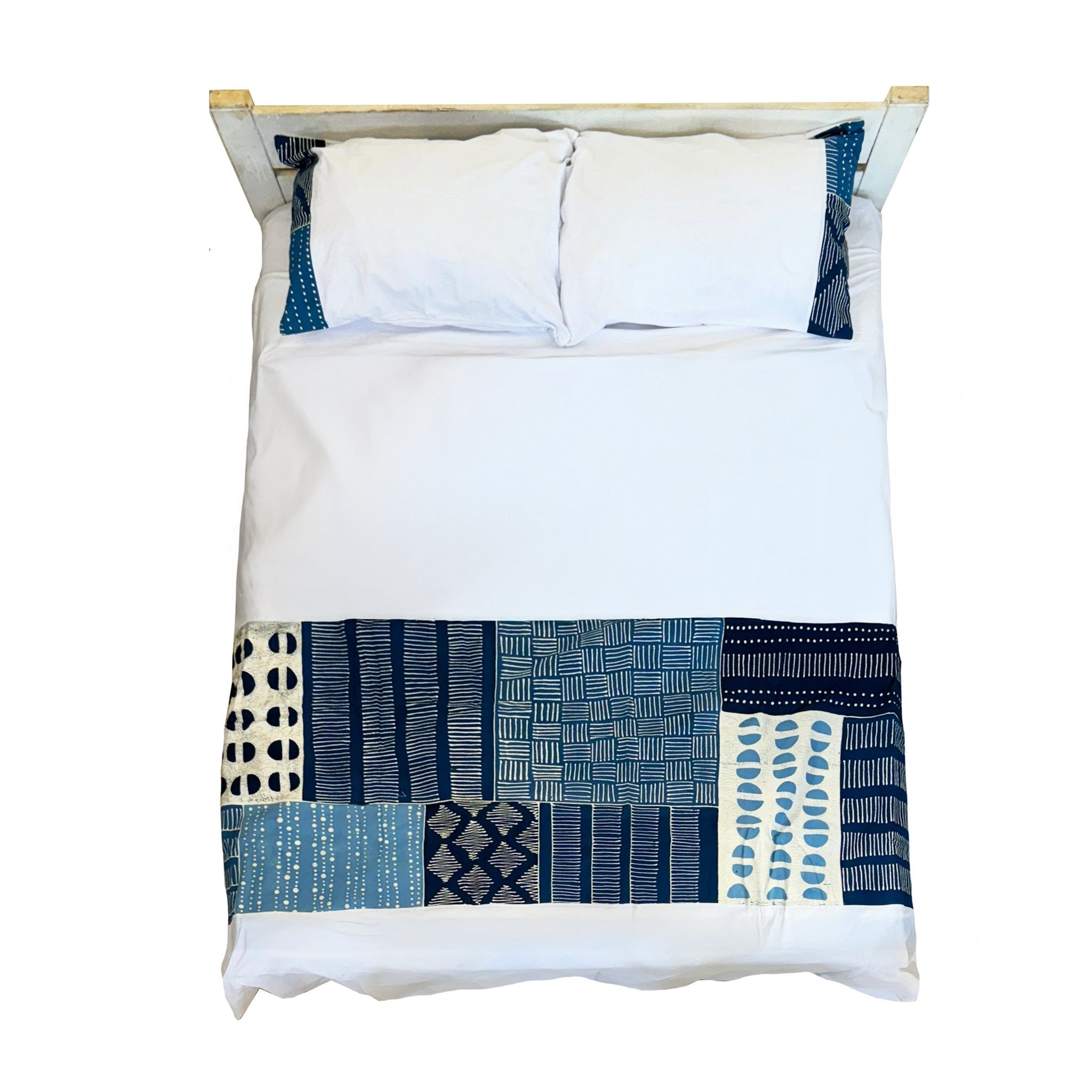 Tribal Cloth Indigo Duvet Cover