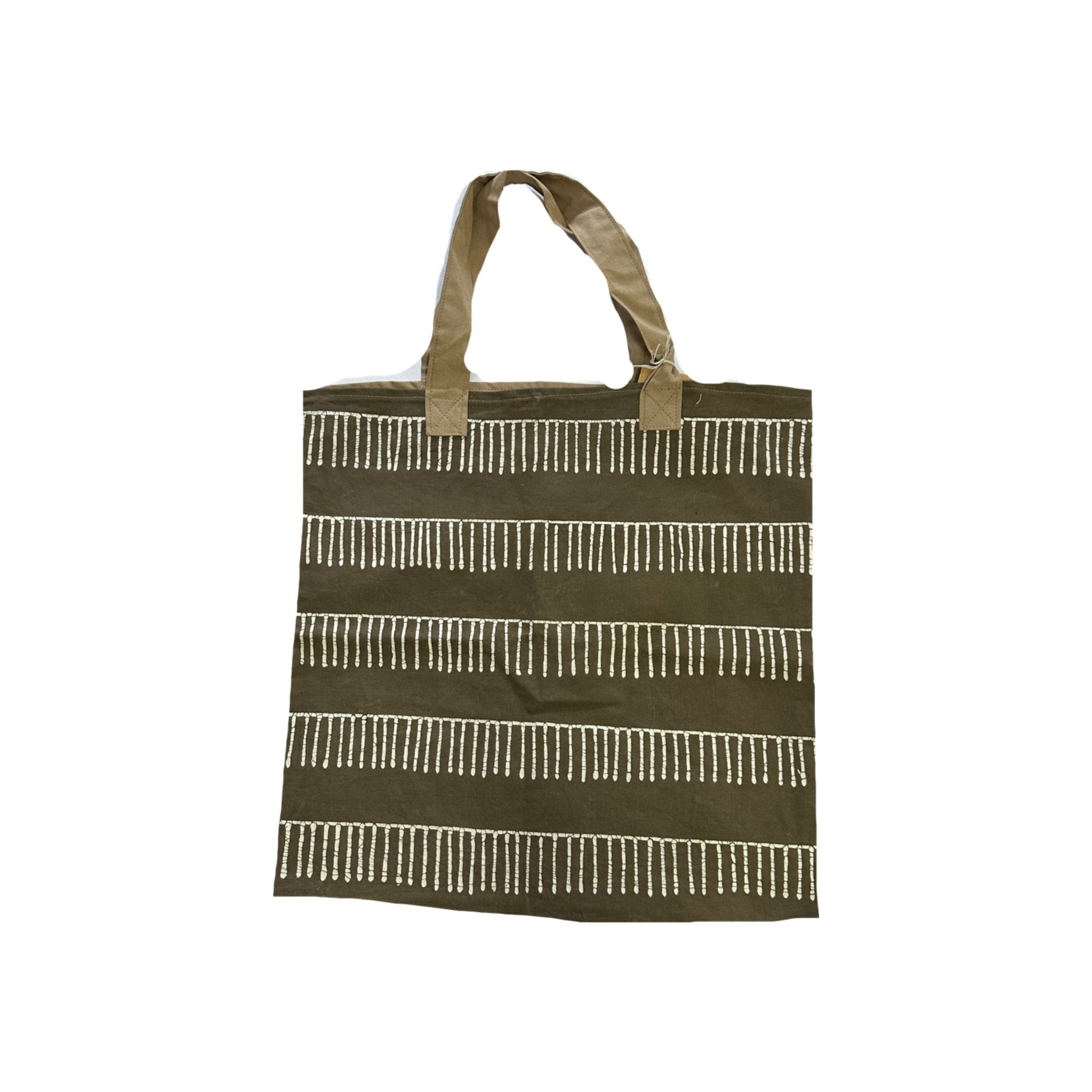 Tribal Cloth Mushroom Rake Tote Bag - Accessories by TRIBAL TEXTILES - Handcrafted Home Decor Interiors - African Made