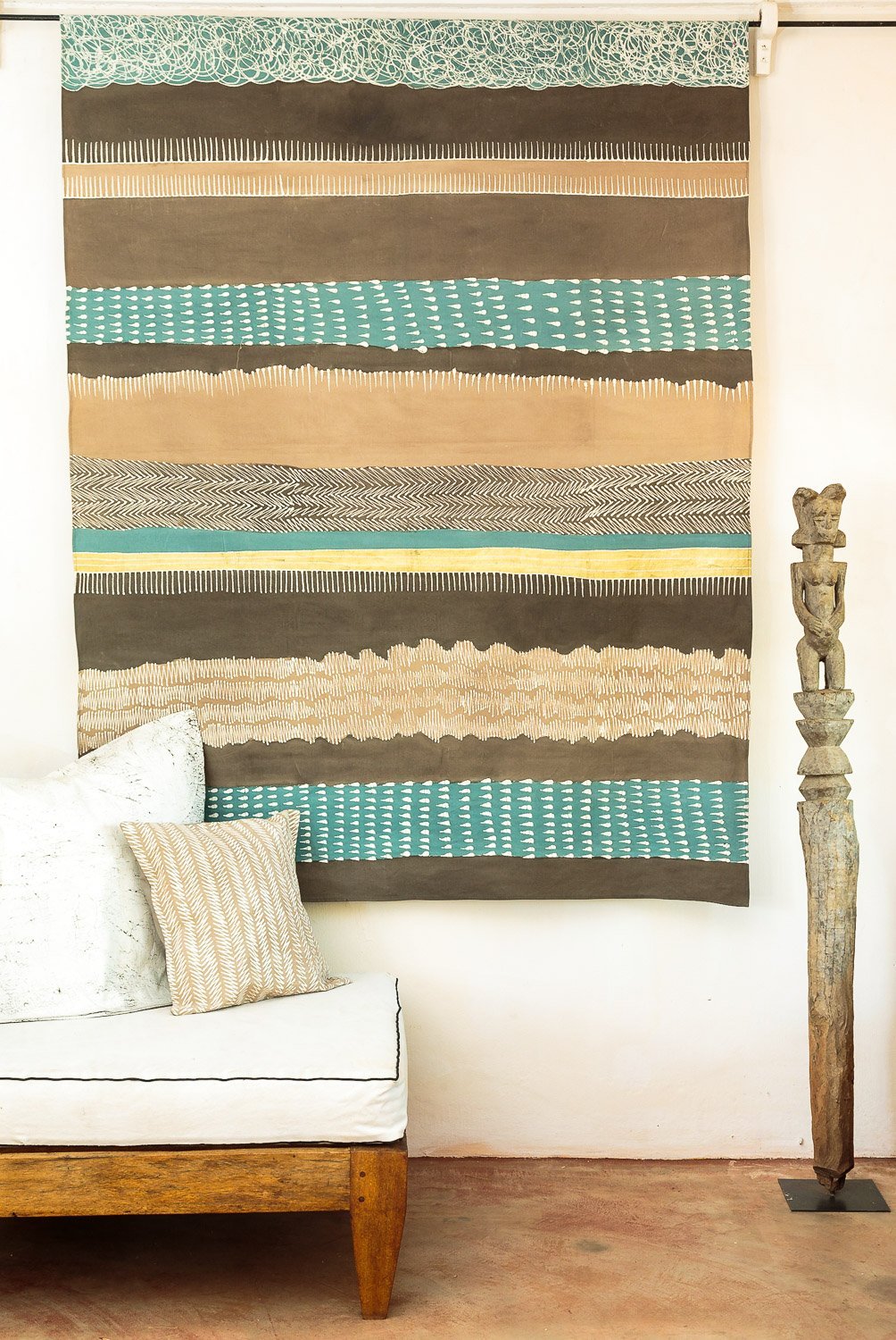 Boho Teal Multiprint Tablecloth - Our bohemian chic table cloth that elevates your dining room table!