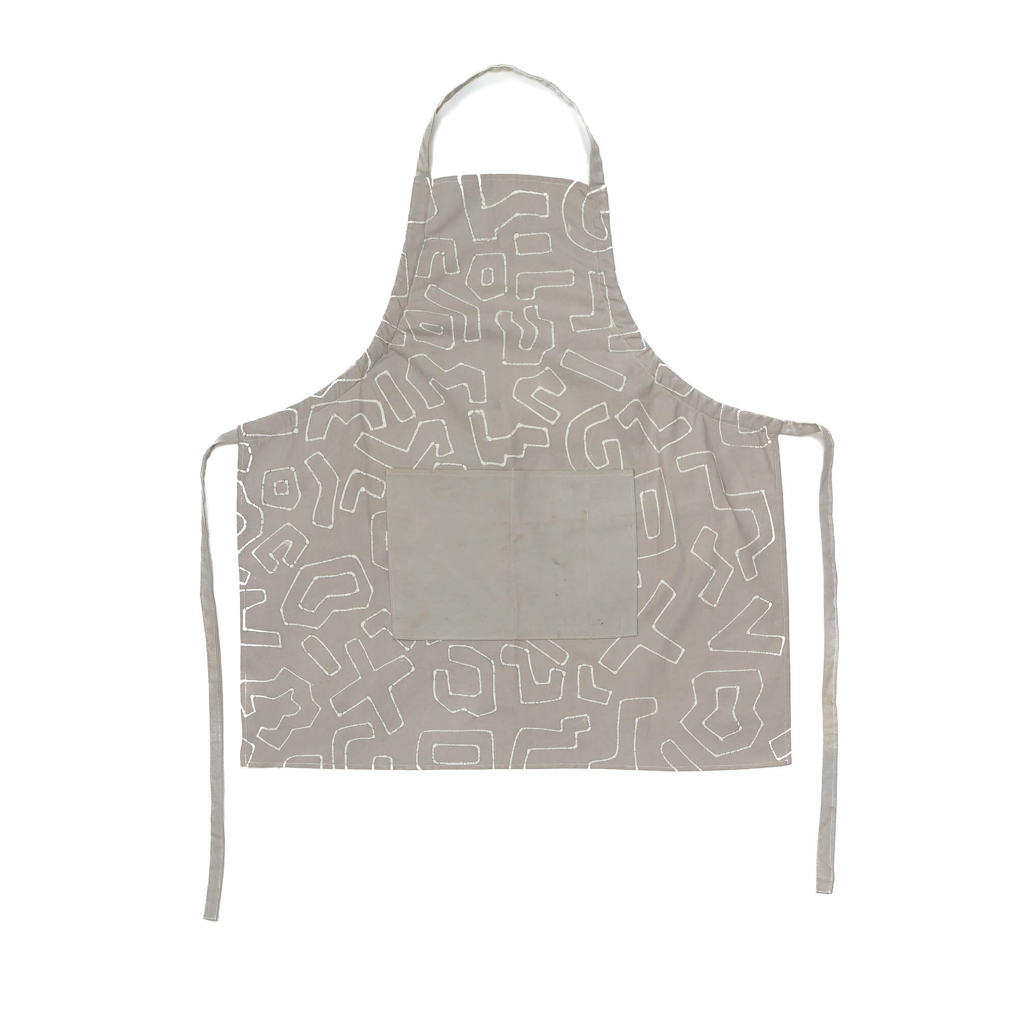Kuba Original Light Taupe Outline Apron - The best apron for modern kitchens and modern women.