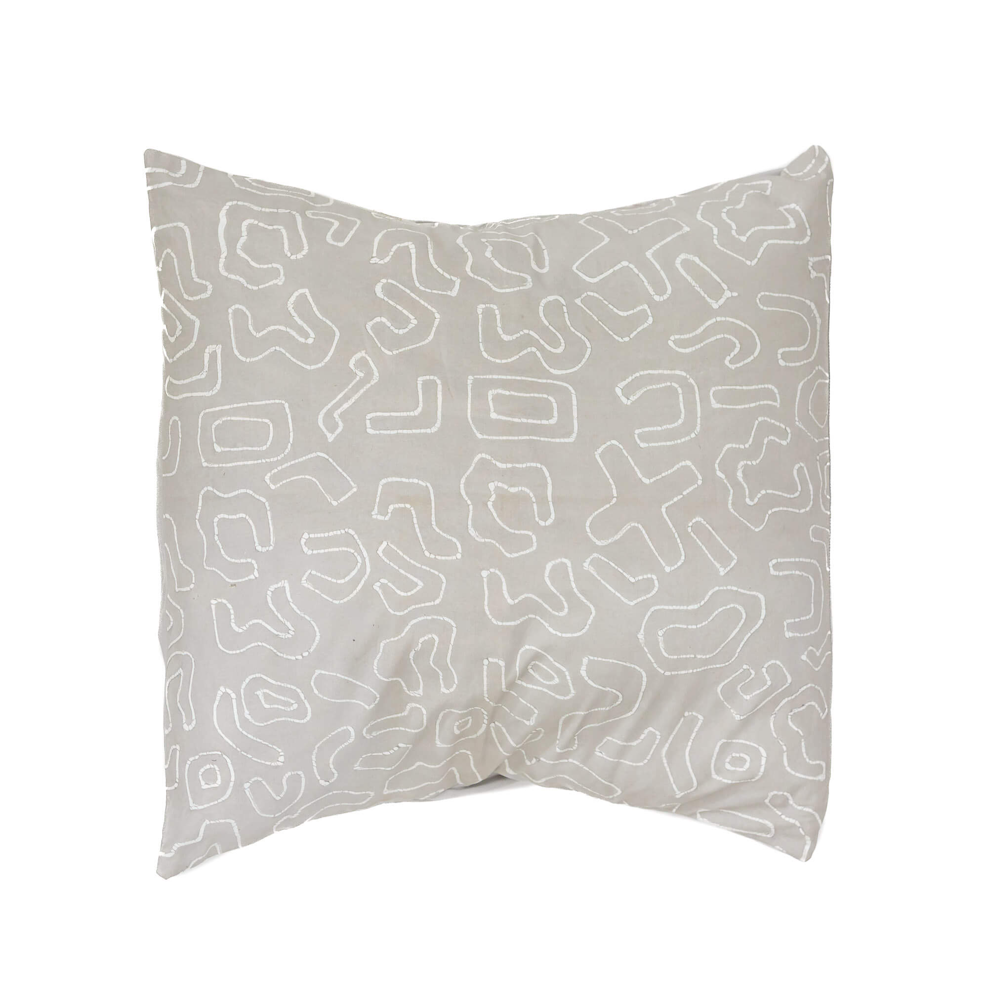 Light taupe cushion cover, perfect for simple elegance and brightening up your space.