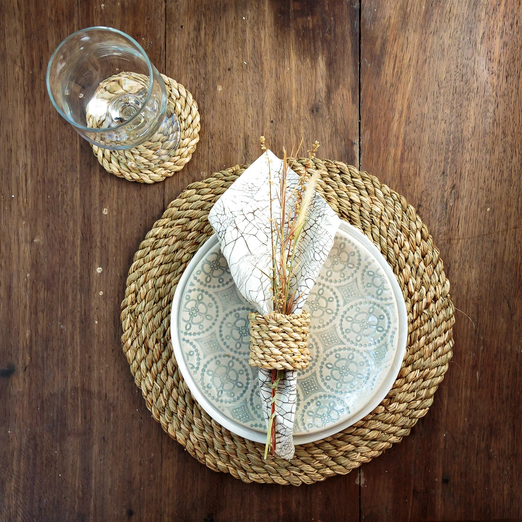 Napkin Rings & Coasters - TRIBAL TEXTILES