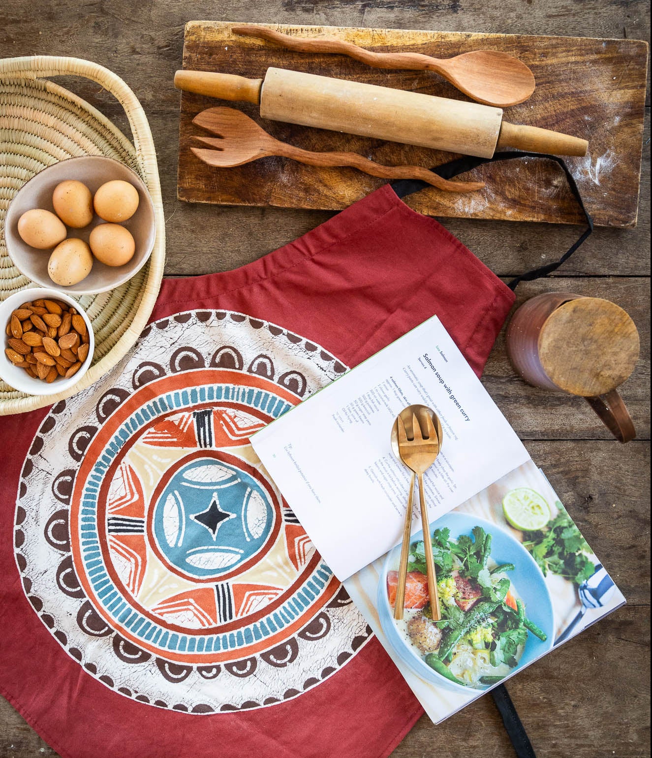 African Circles Maasai Collection Apron