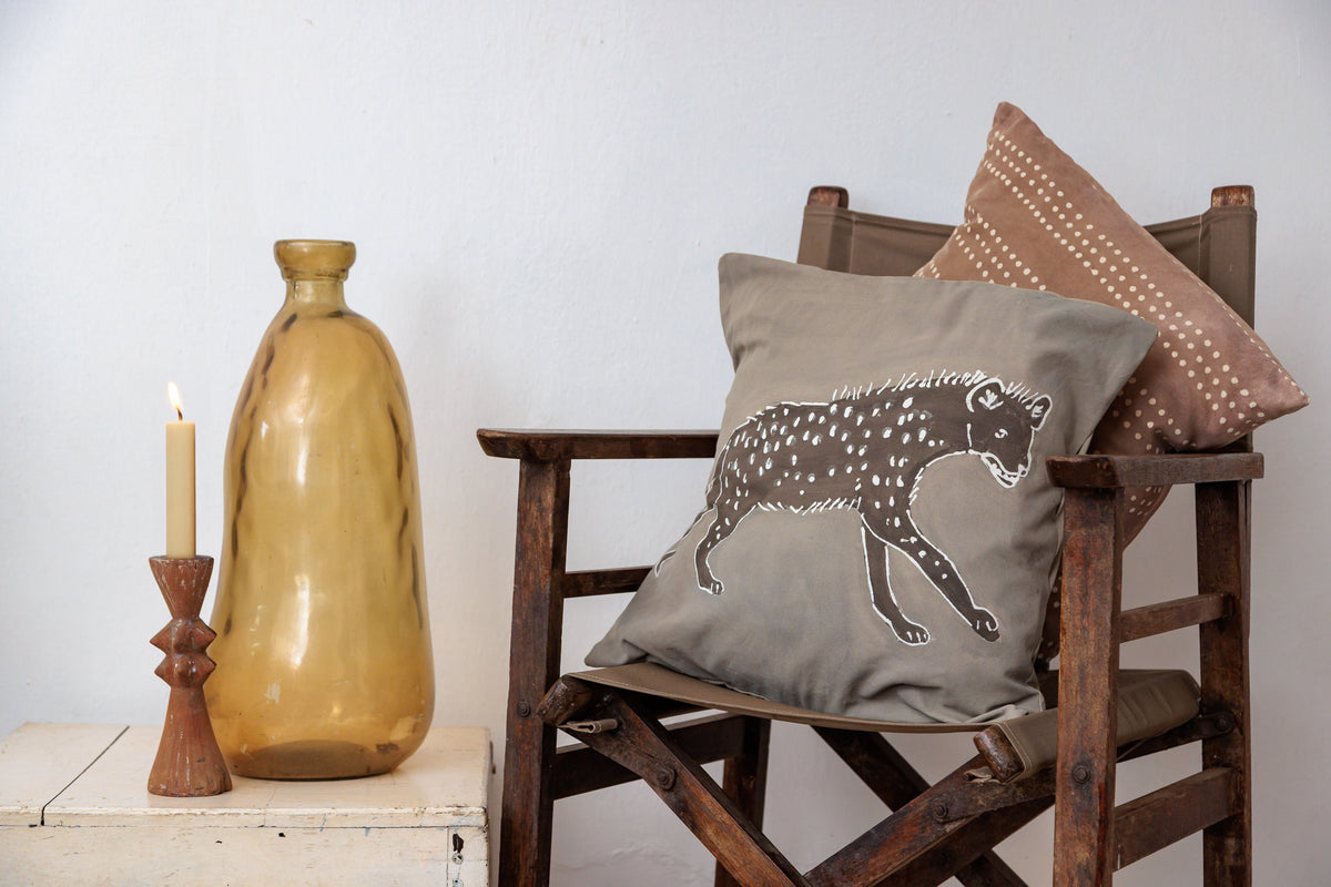 Hyena Decorative Cushion • Sustainable Decor – TRIBAL TEXTILES