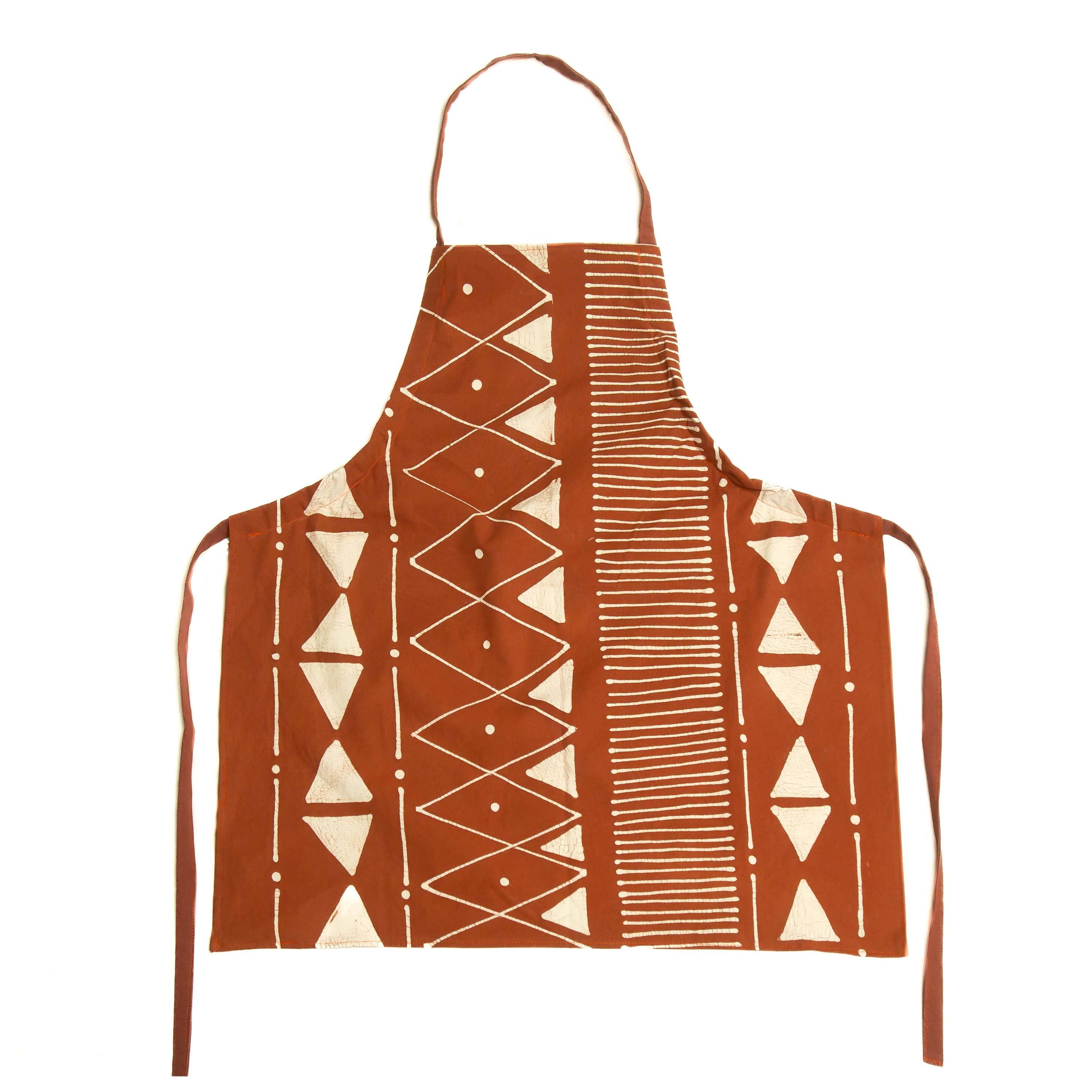 Matika Rust Linear Apron