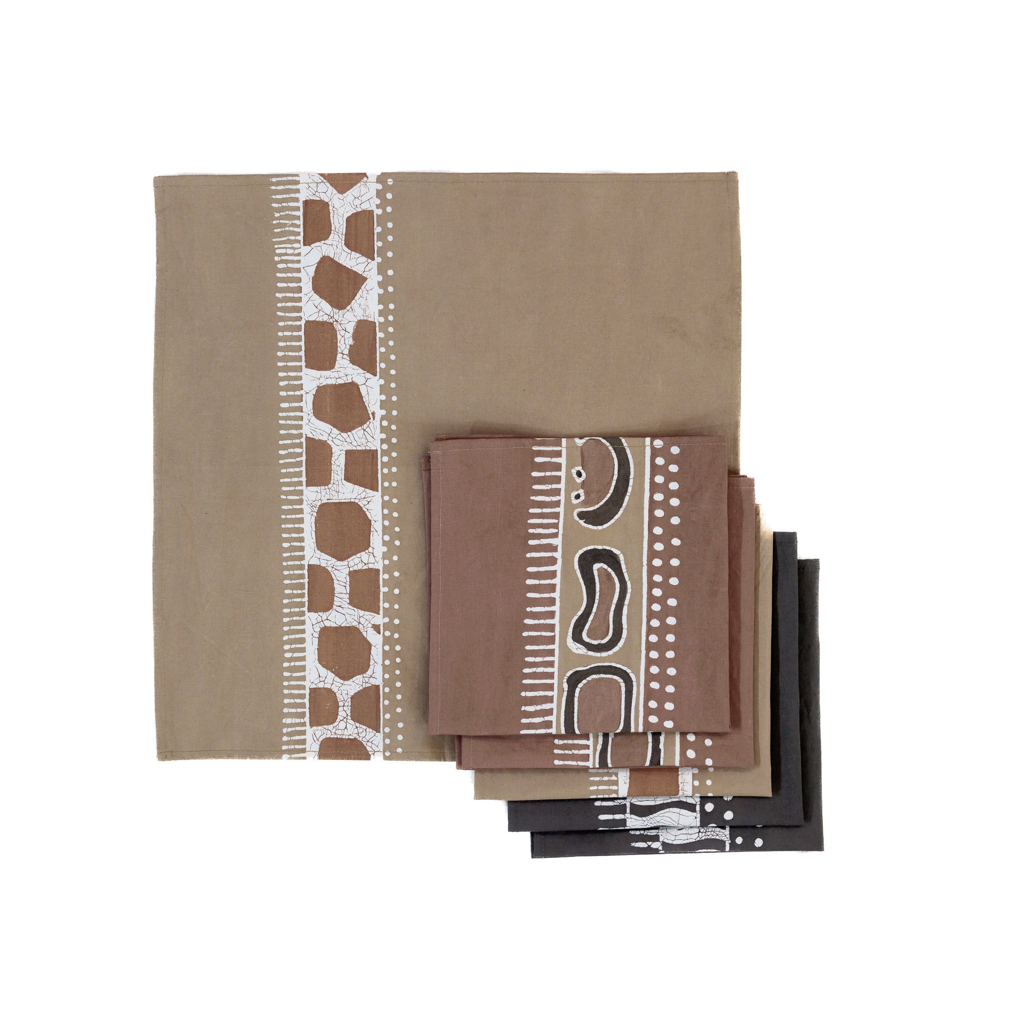 The perfect assortment of animal print napkins destined to dazzle your meal times.