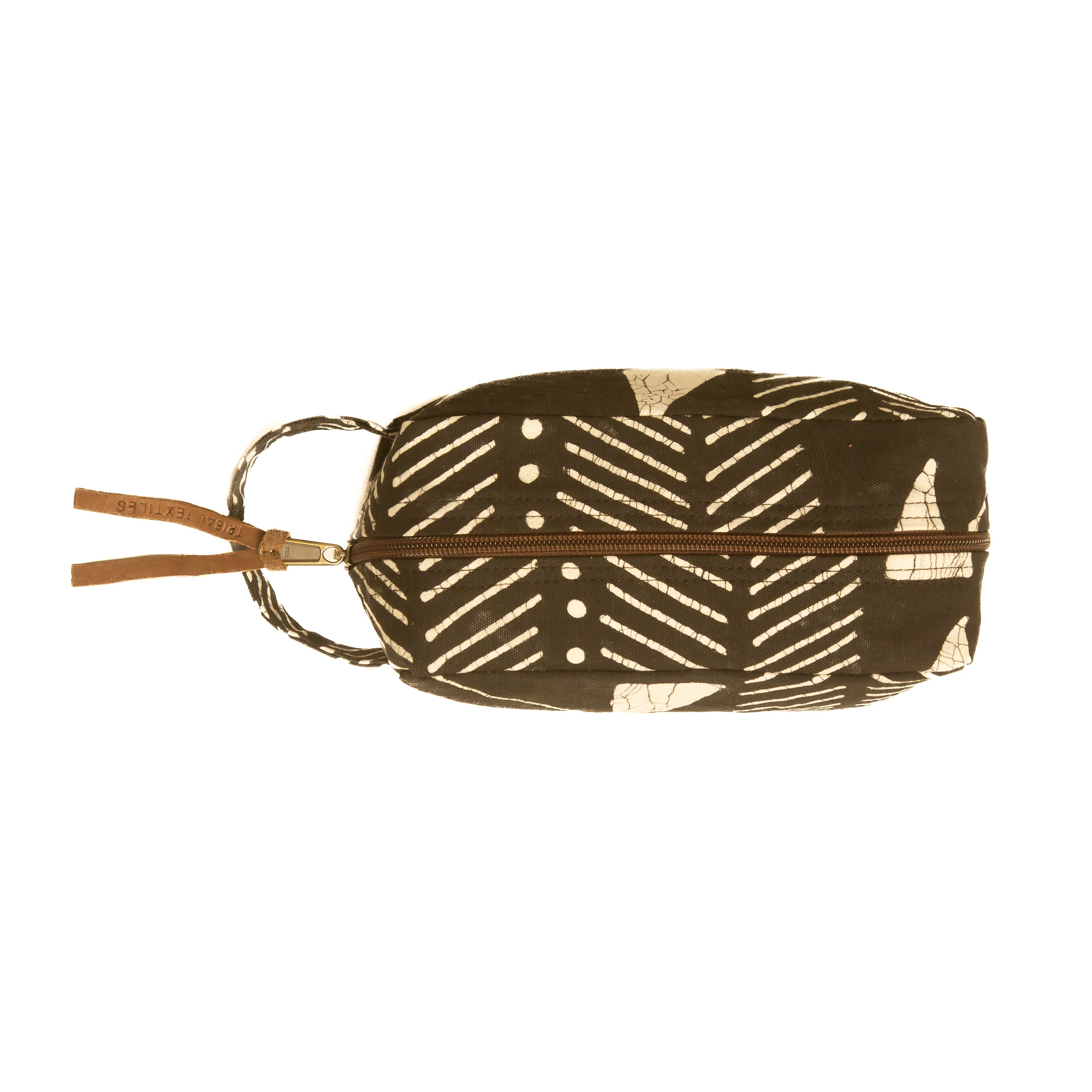 Matika Black Linear Travel Pouch