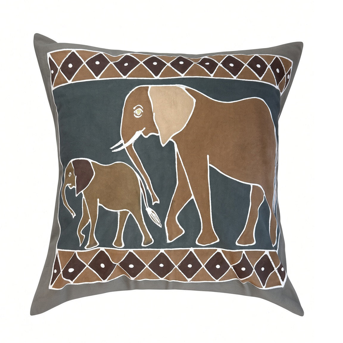 Safari Animals Earth Elephant Cushion Cover