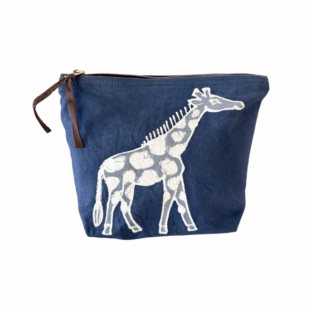 Safari Animals Indigo Collection Giraffe Wash Bag